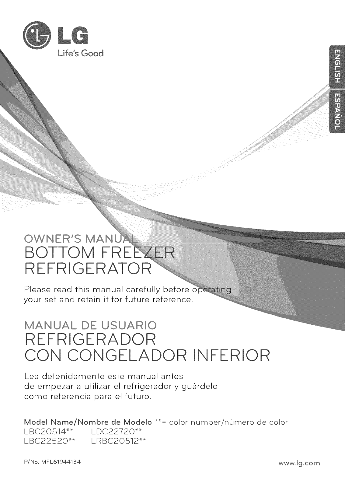 LG LDC22720SW/03, LBC22520SW/03 Owner’s Manual