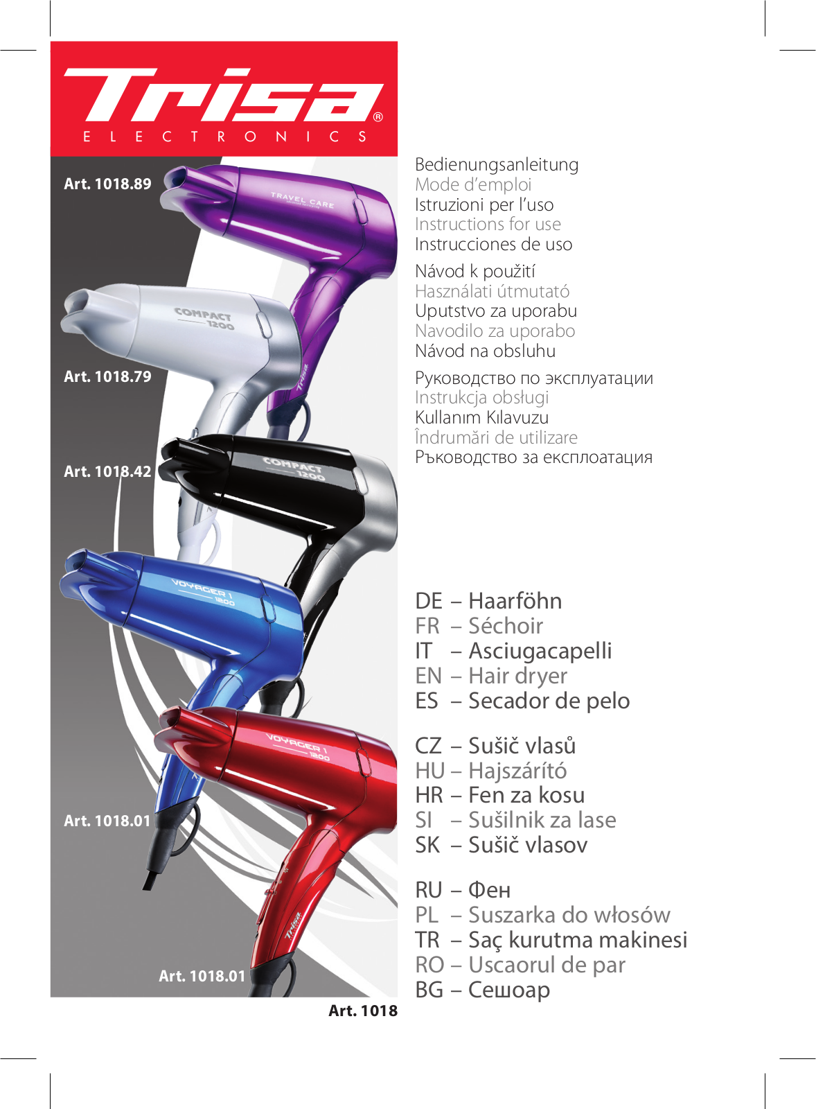 Trisa Compact 1200 User Manual