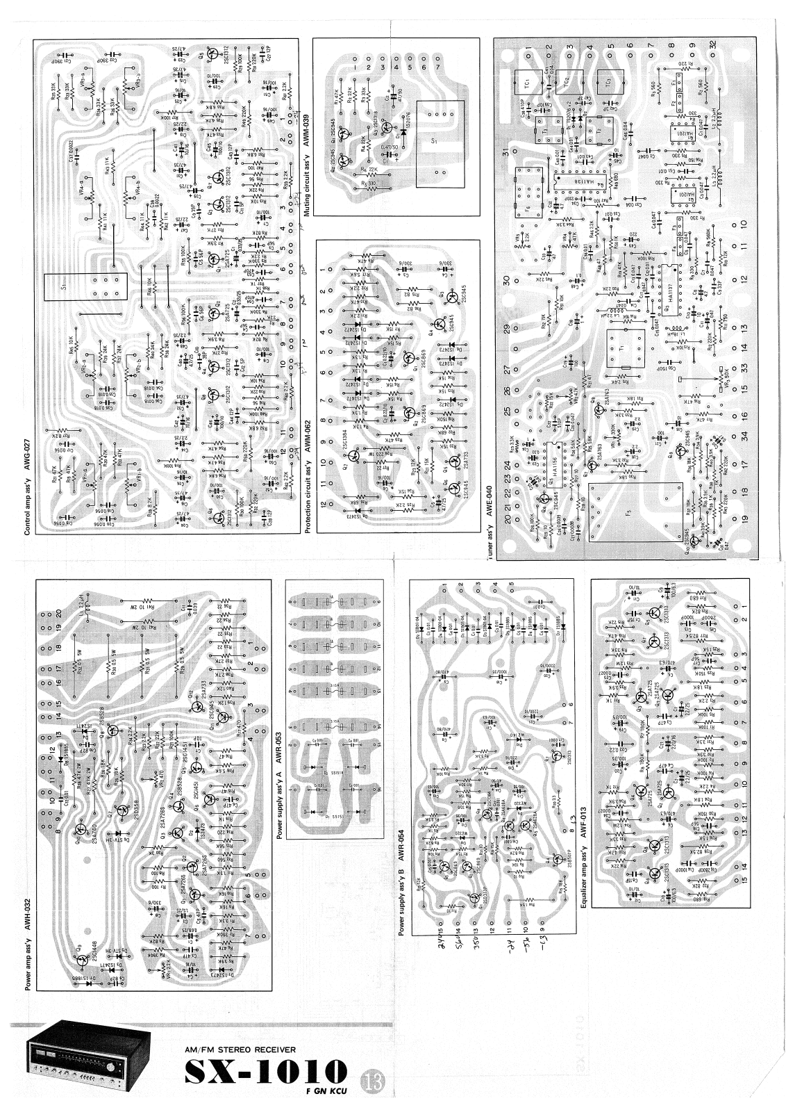 Pioneer SX-1010 Service Manual