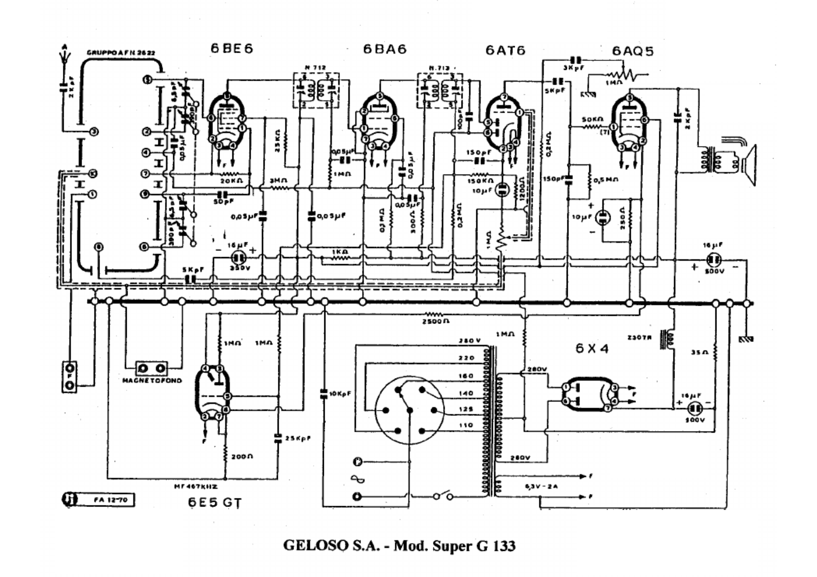 Geloso g133 schematic