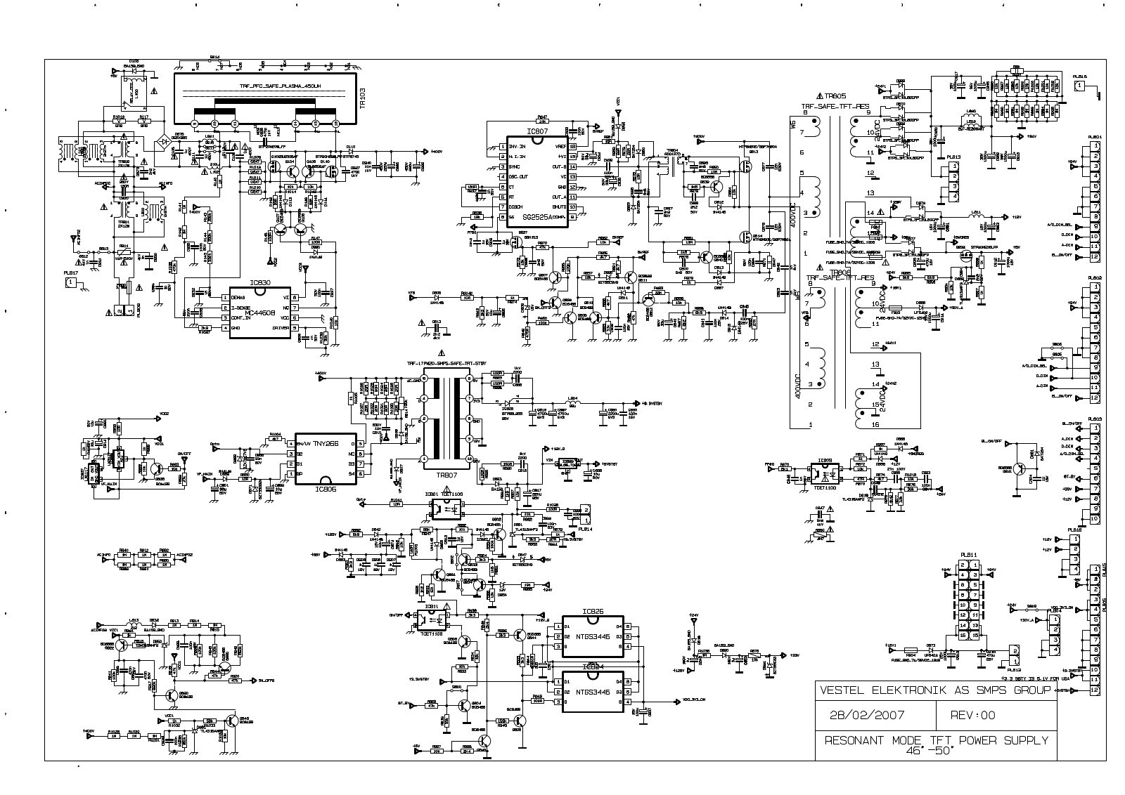 Vestel 17PW17-4 Schematic