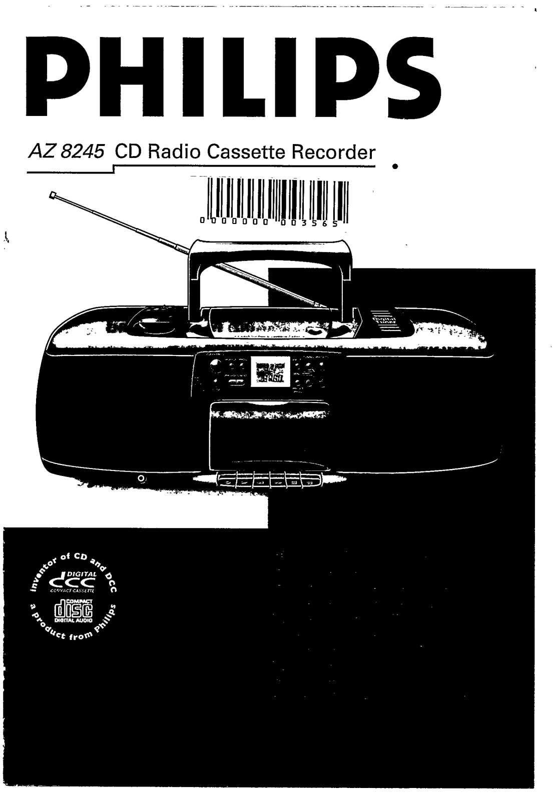 Philips AZ 8245 User Manual