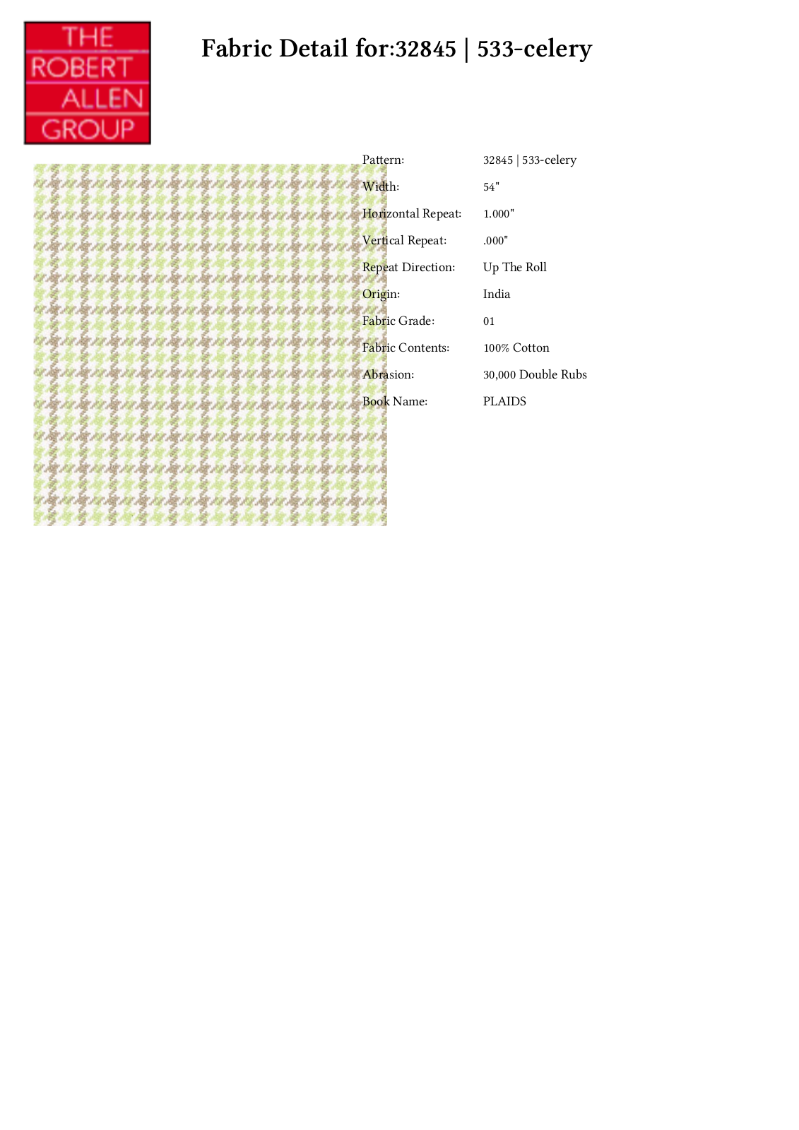 Duralee CRAL4333 Specifications - ManualMachine.com