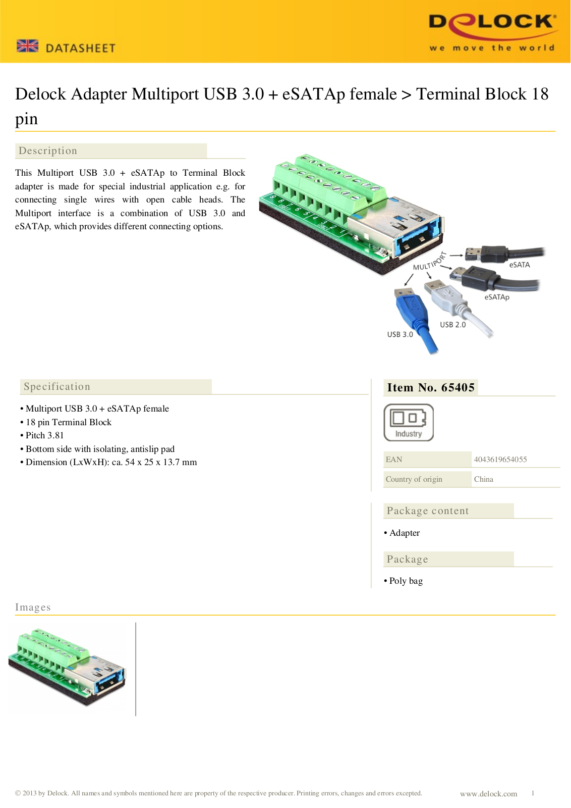 DeLOCK 65405 User Manual - ManualMachine.com