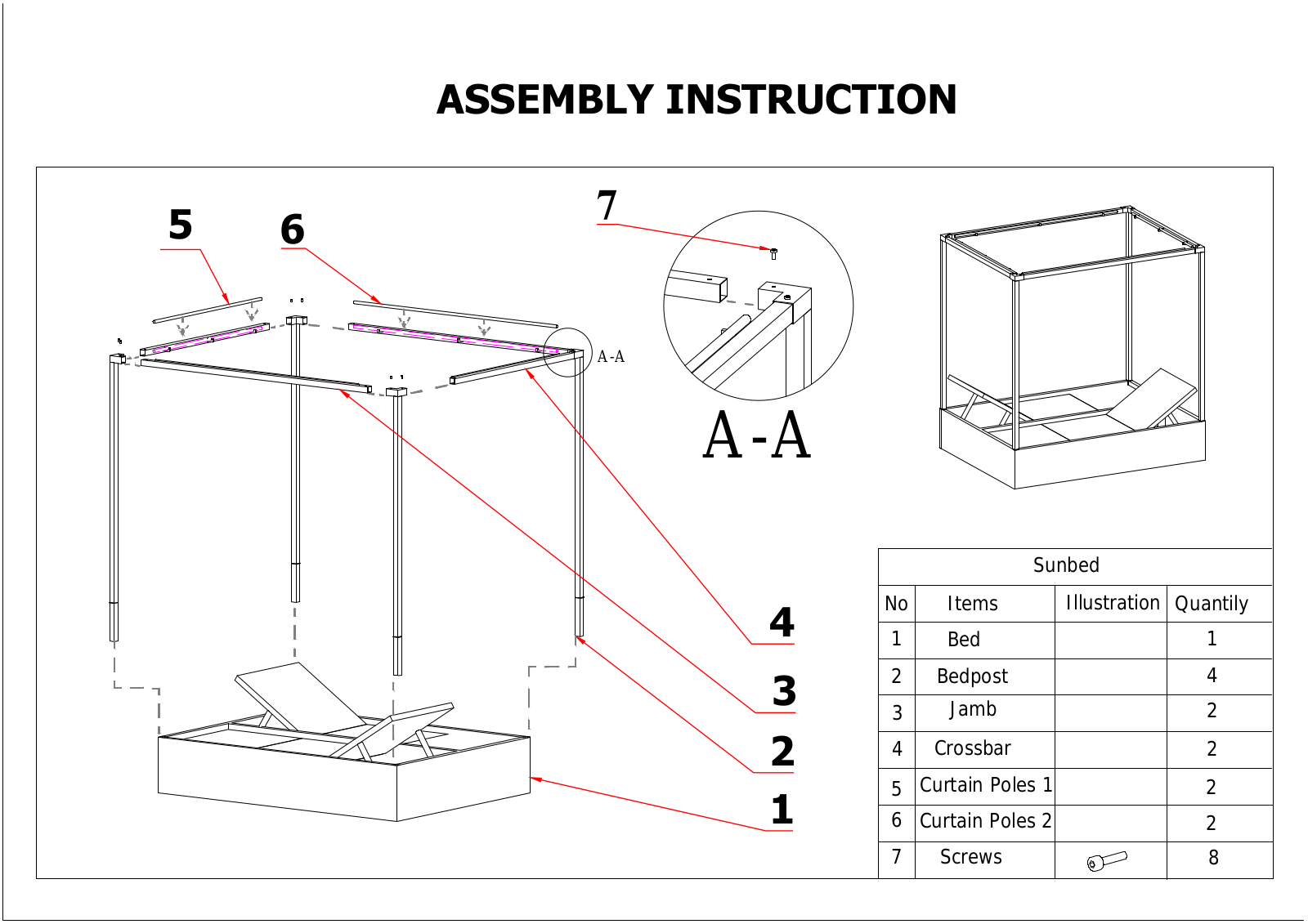 Joss & Main W004249409 Assembly Instruction - ManualMachine.com