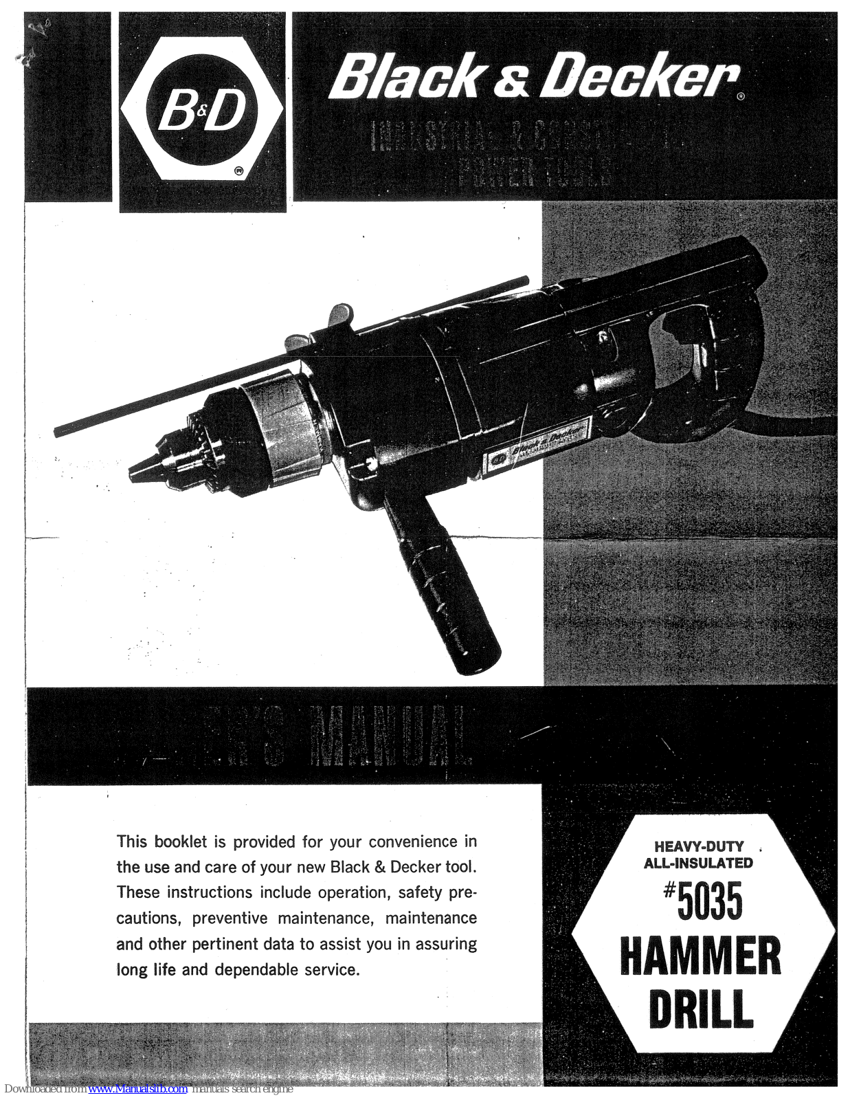 Black & Decker 5035 Owner's Manual