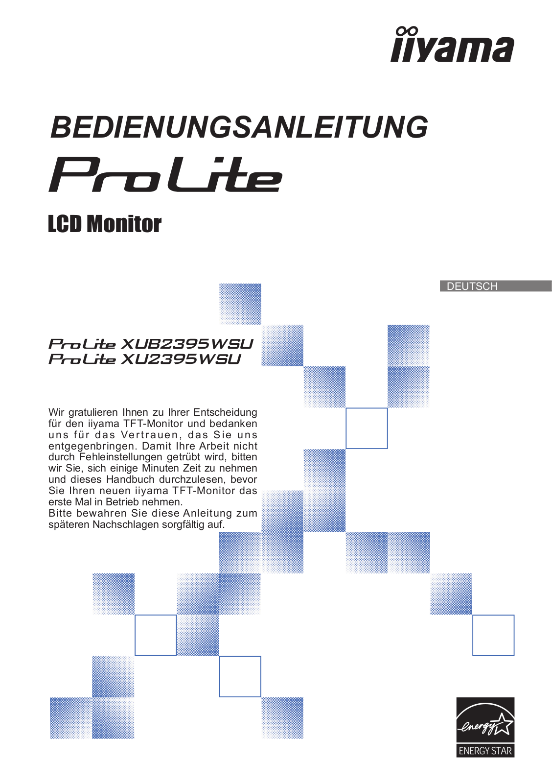 iiyama ProLite XUB2395WSU-B1 User Manual