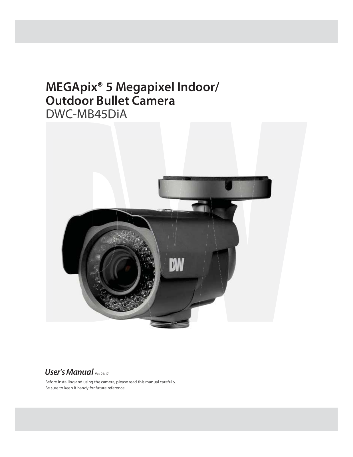 Digital Watchdog DWC-MB45DiA User Manual