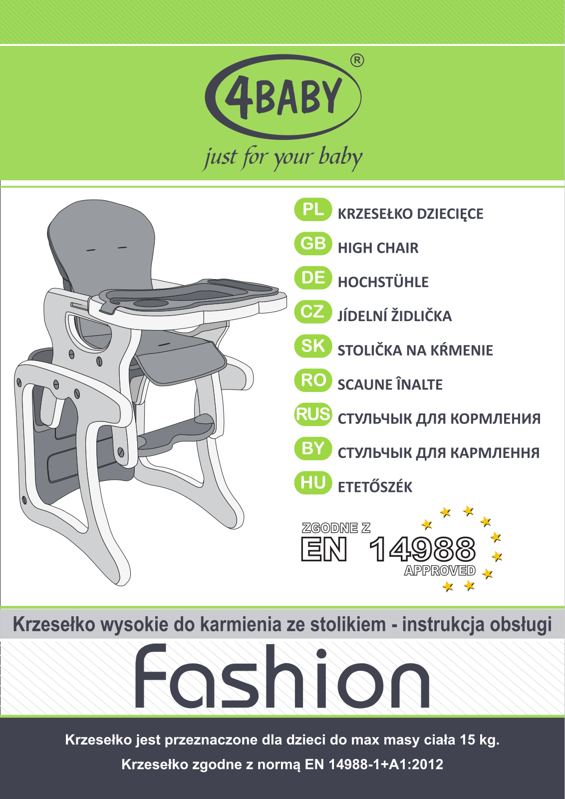 4Baby FRUITY FASHION 2017 User Manual