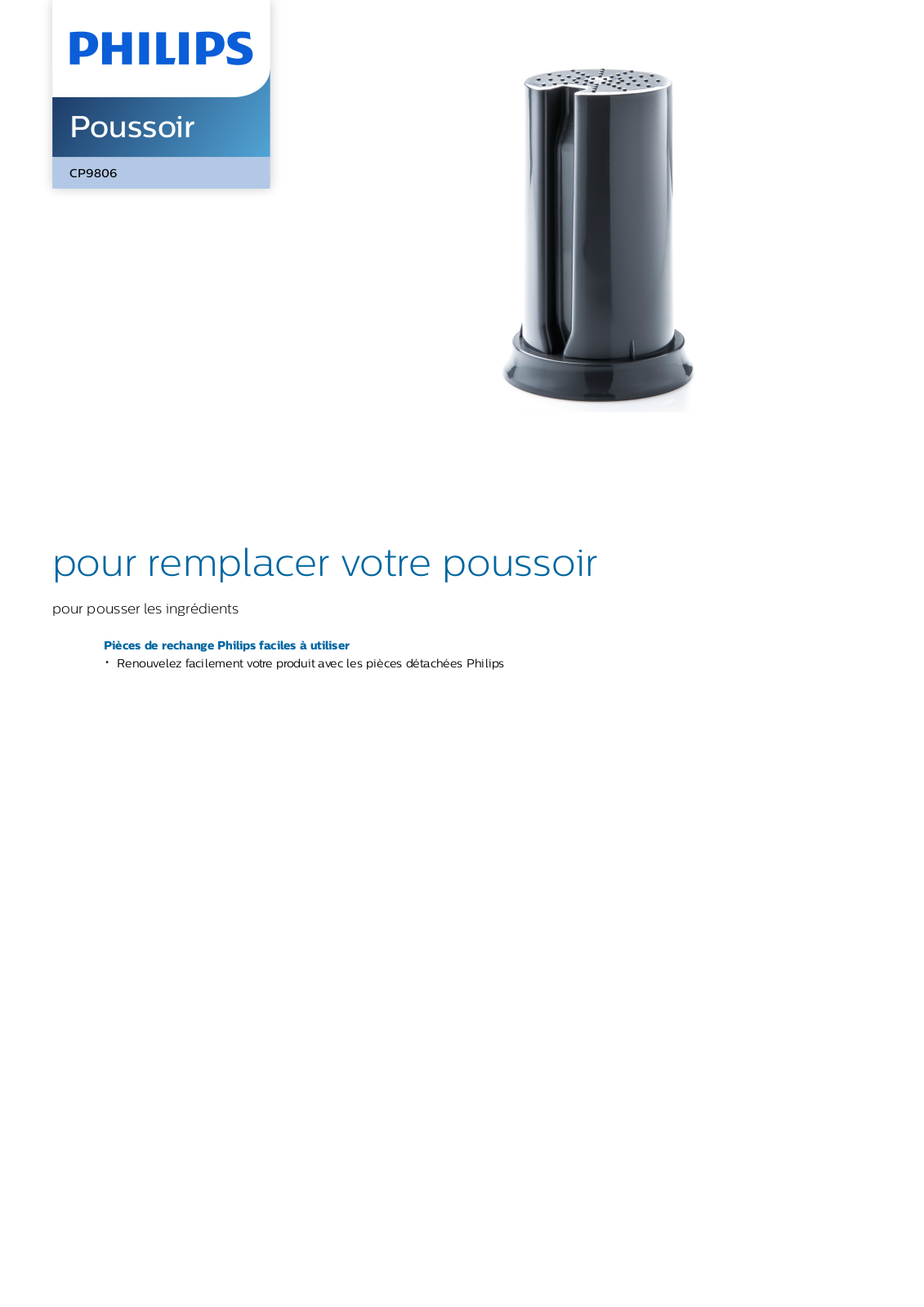 Philips CP9806/01 leaflet - ManualMachine.com