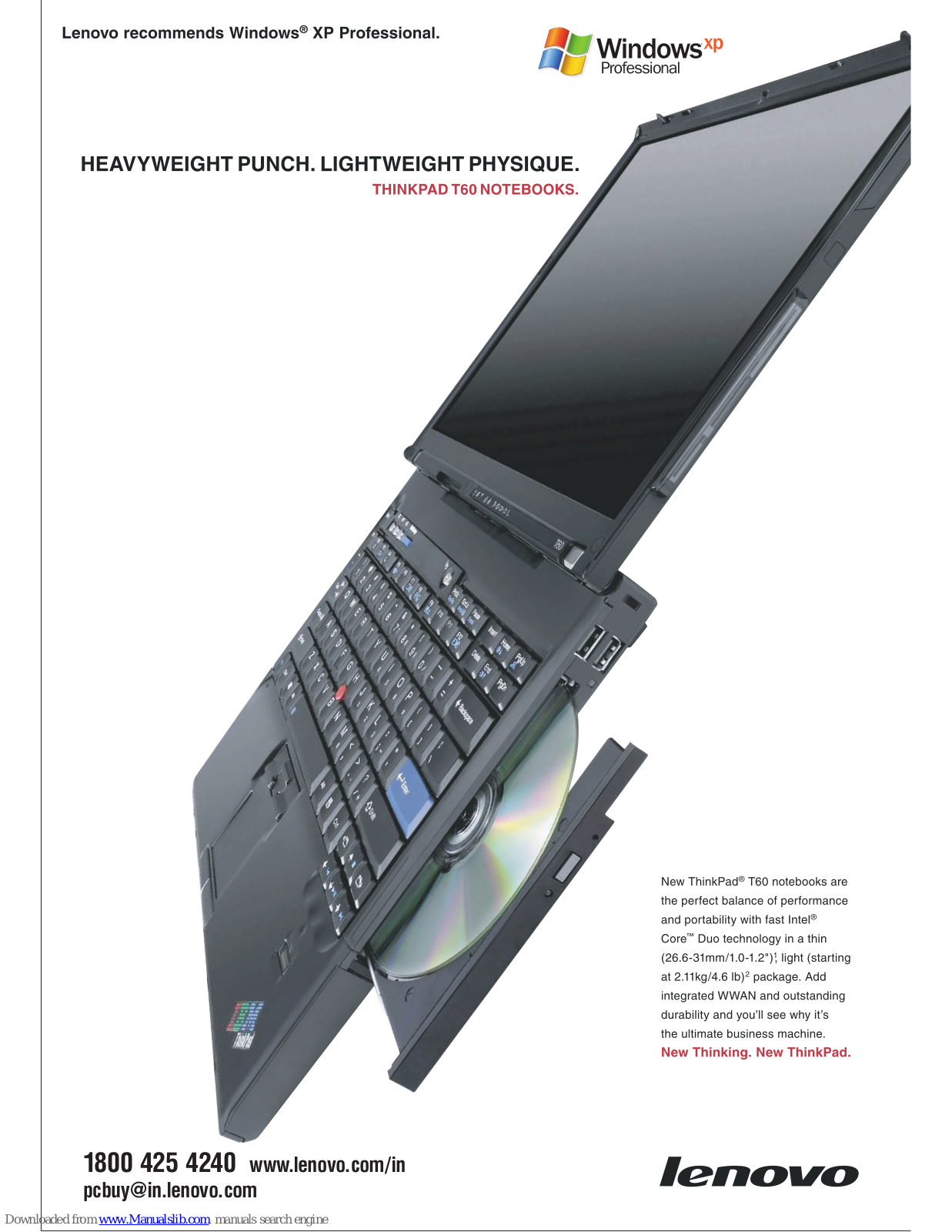 Lenovo 1953D9U, 20074CU, 200763U, 20076QU, 2007GCU User Manual