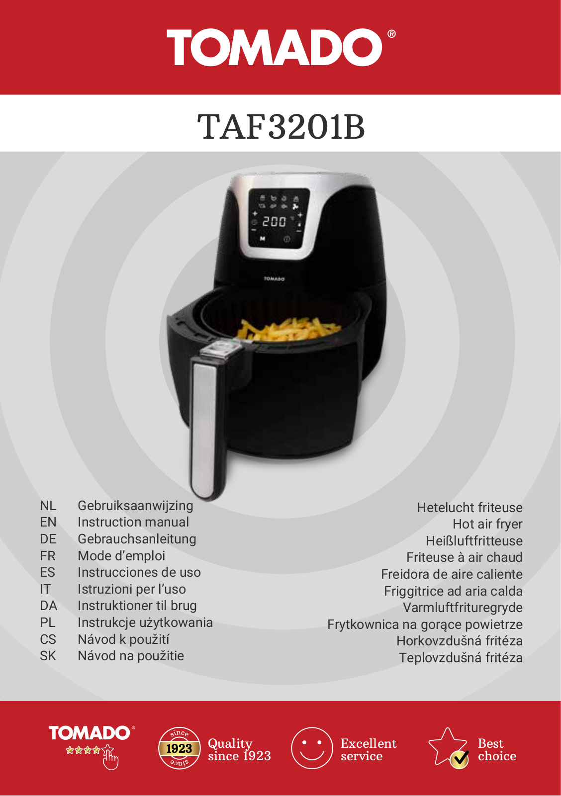 Tomado TAF3201B User guide - ManualMachine.com
