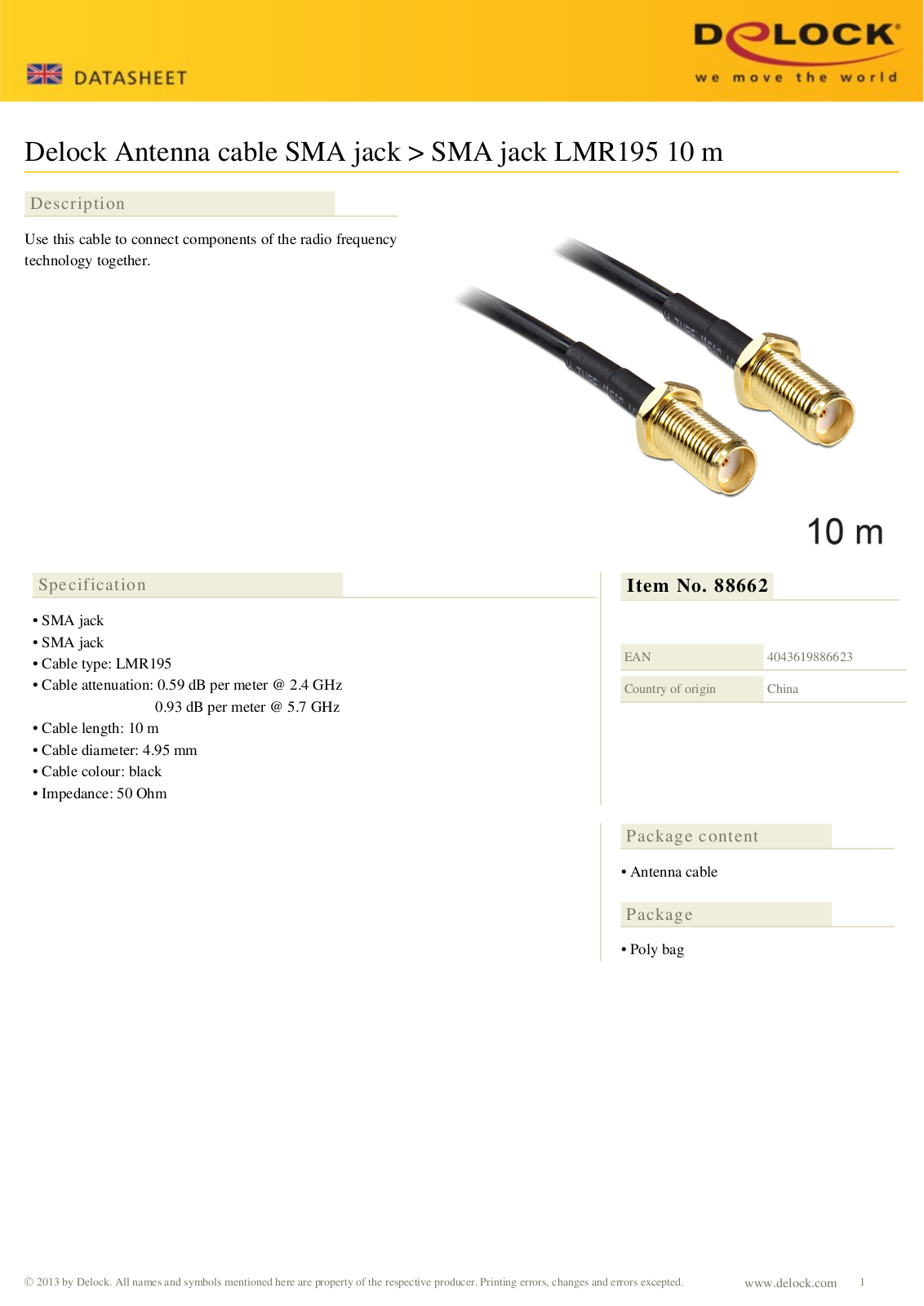 DeLOCK 88662 User Manual