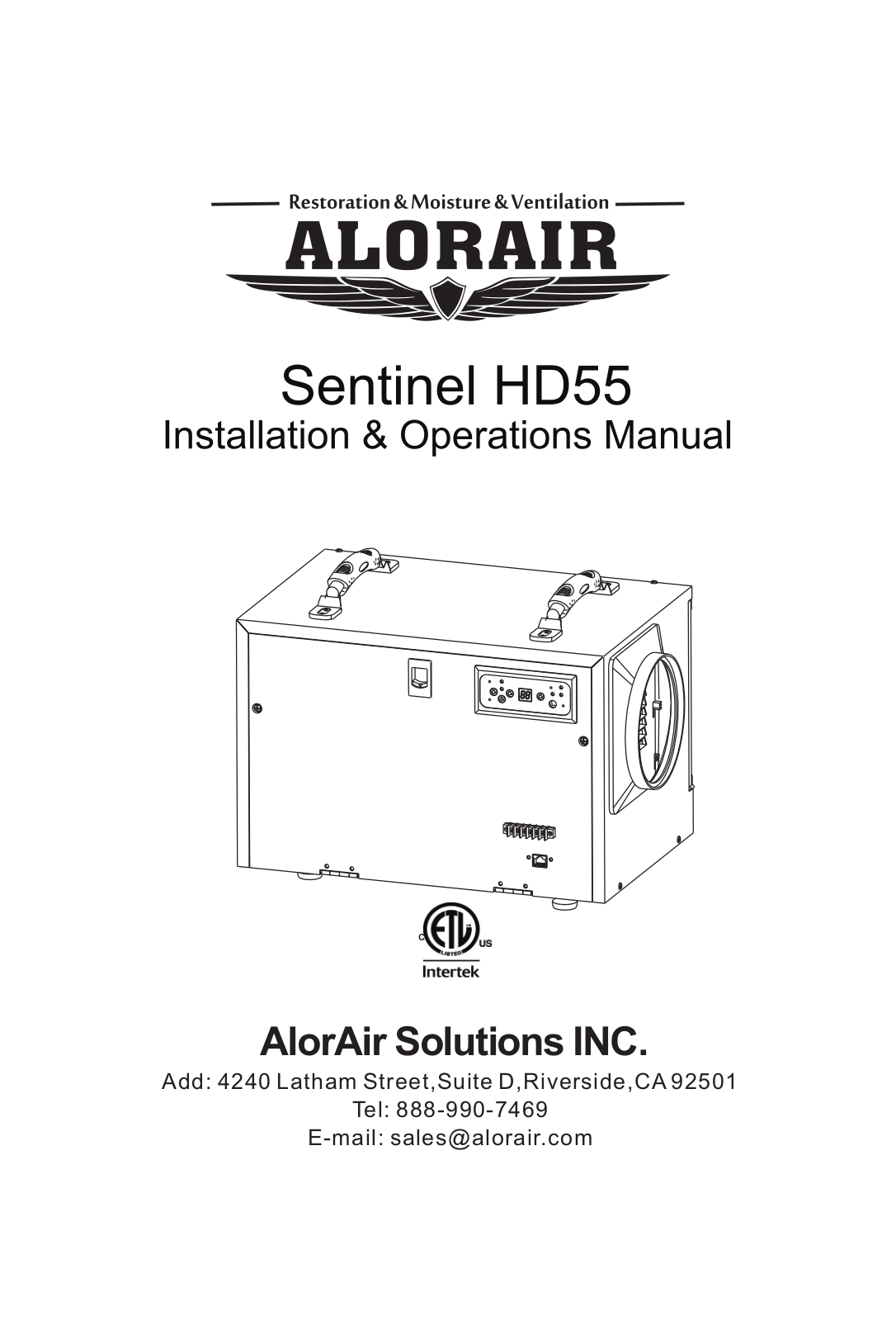 Alorair HD55 User Manual