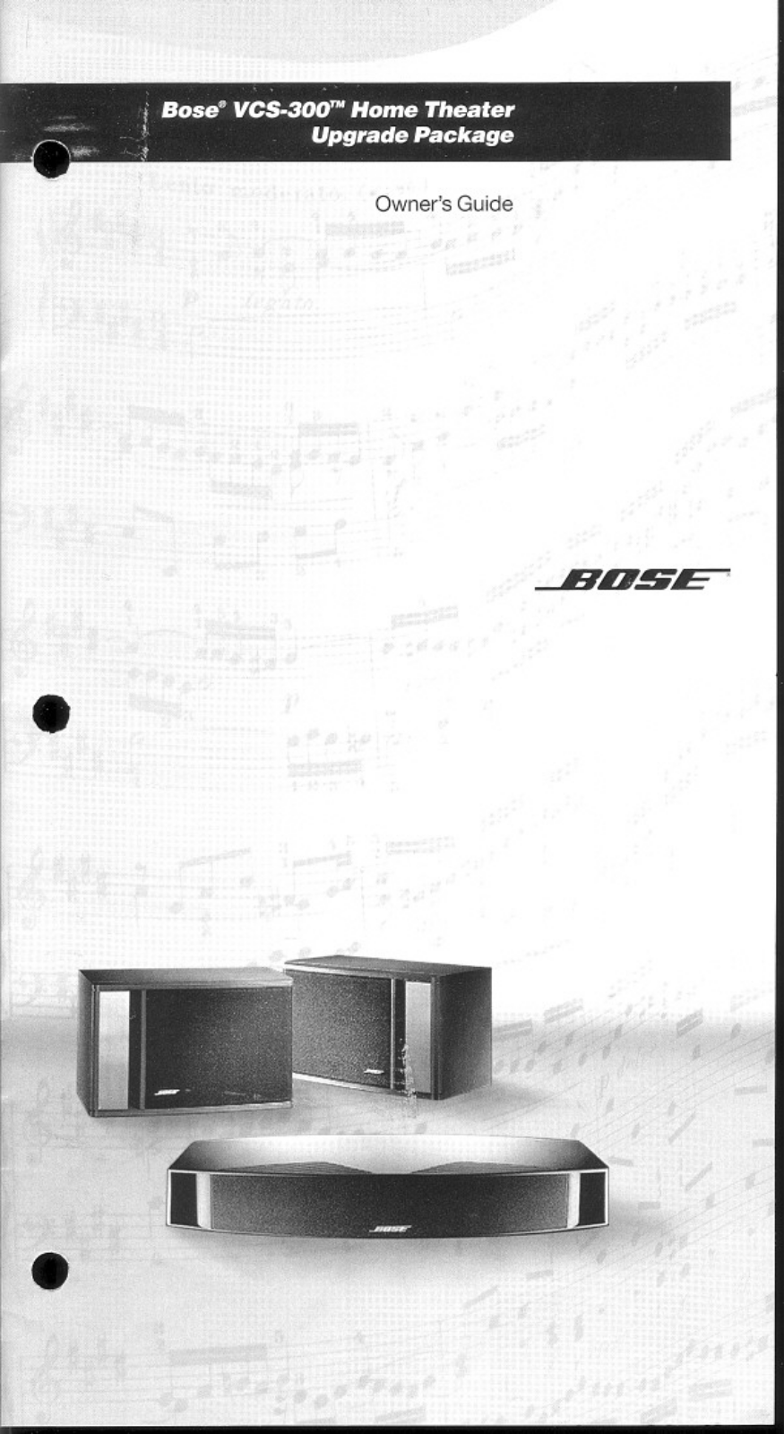 Bose VCS-300 Owner Manual