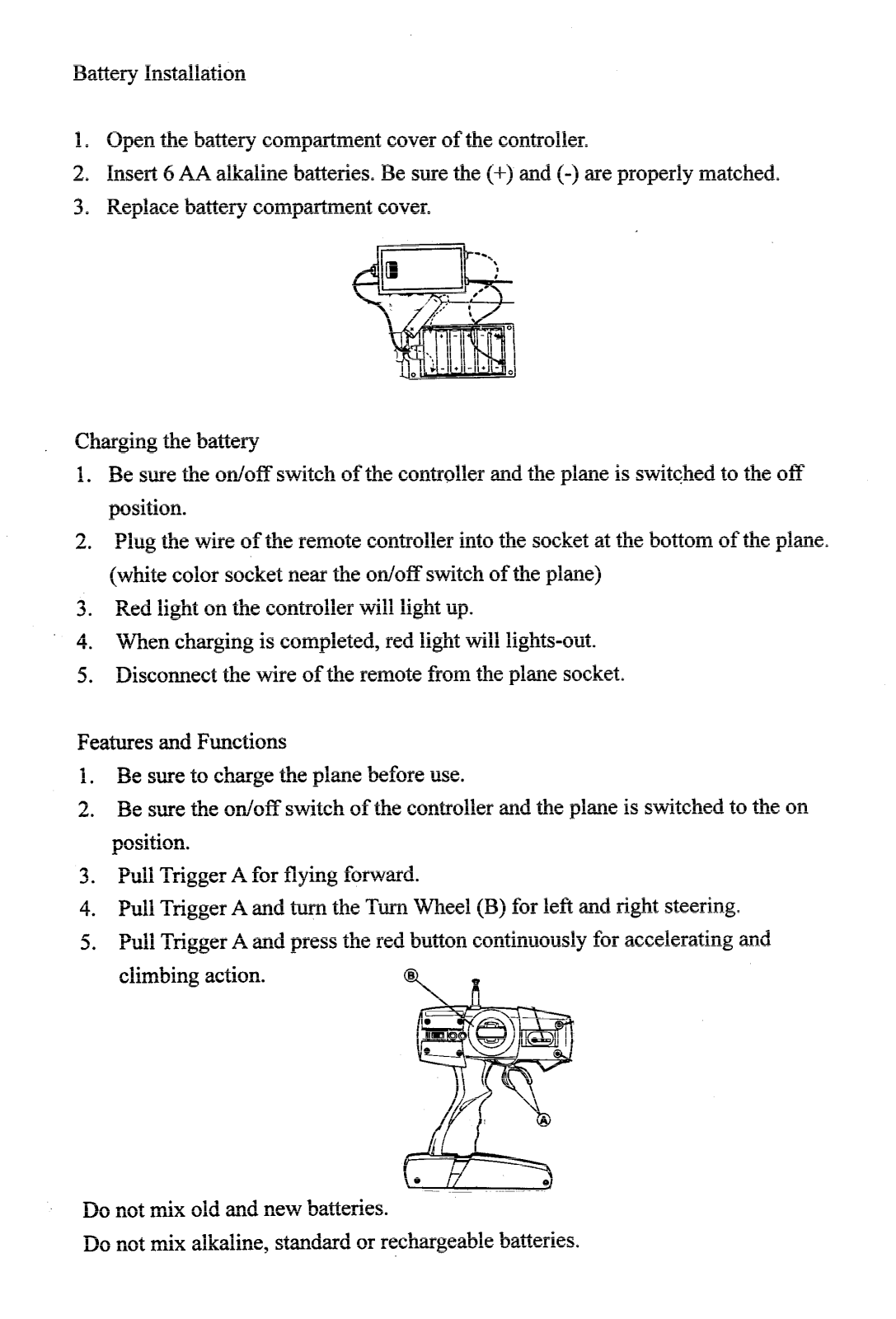 New Bright Co 4GHS, 4GHHS Users manual