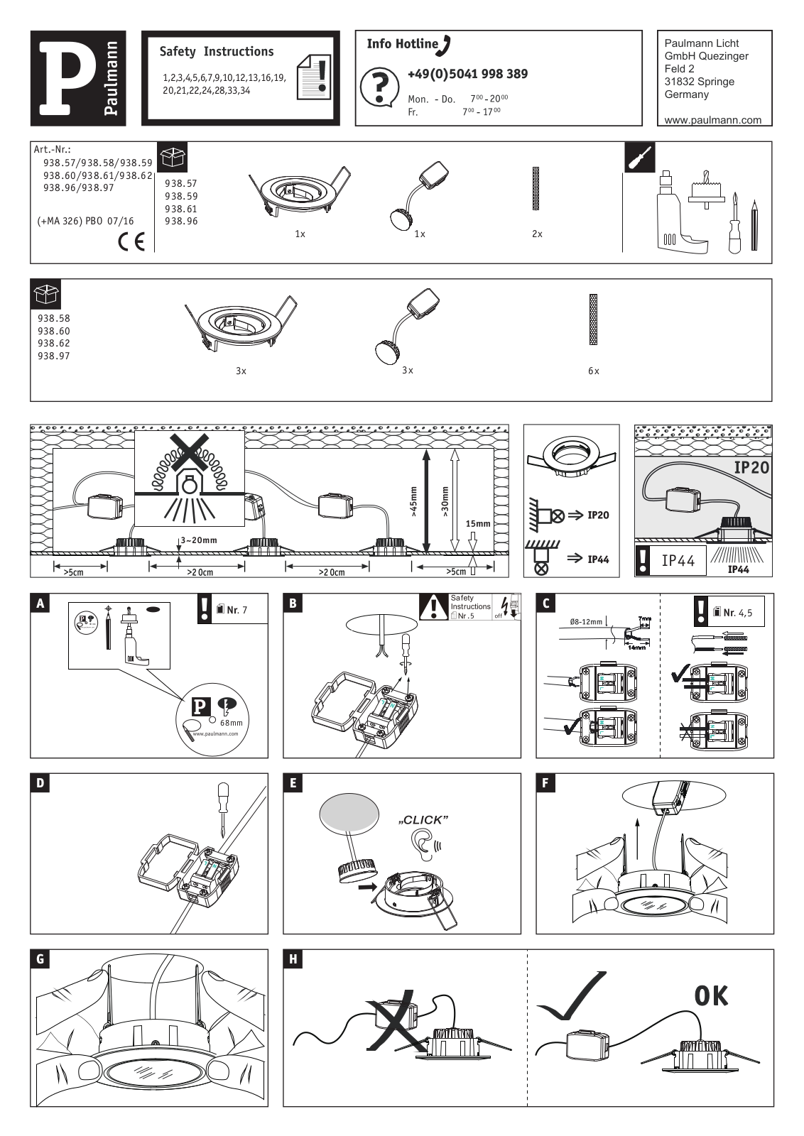 Paulmann 938.97 User Manual - ManualMachine.com