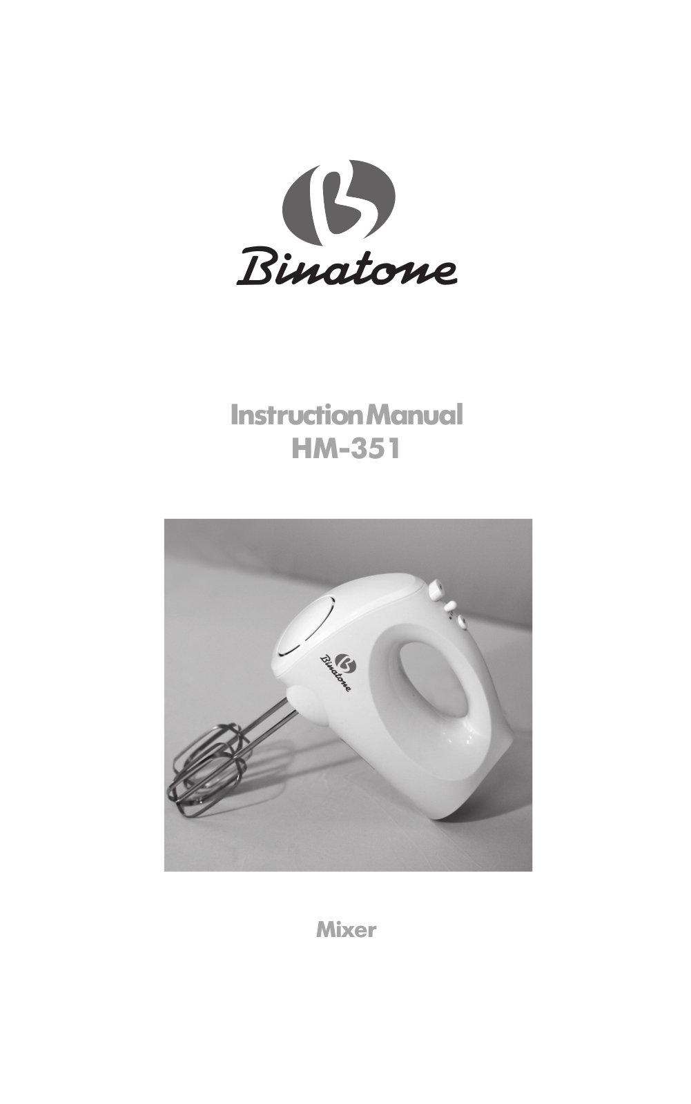 Binatone HM 351 User Manual