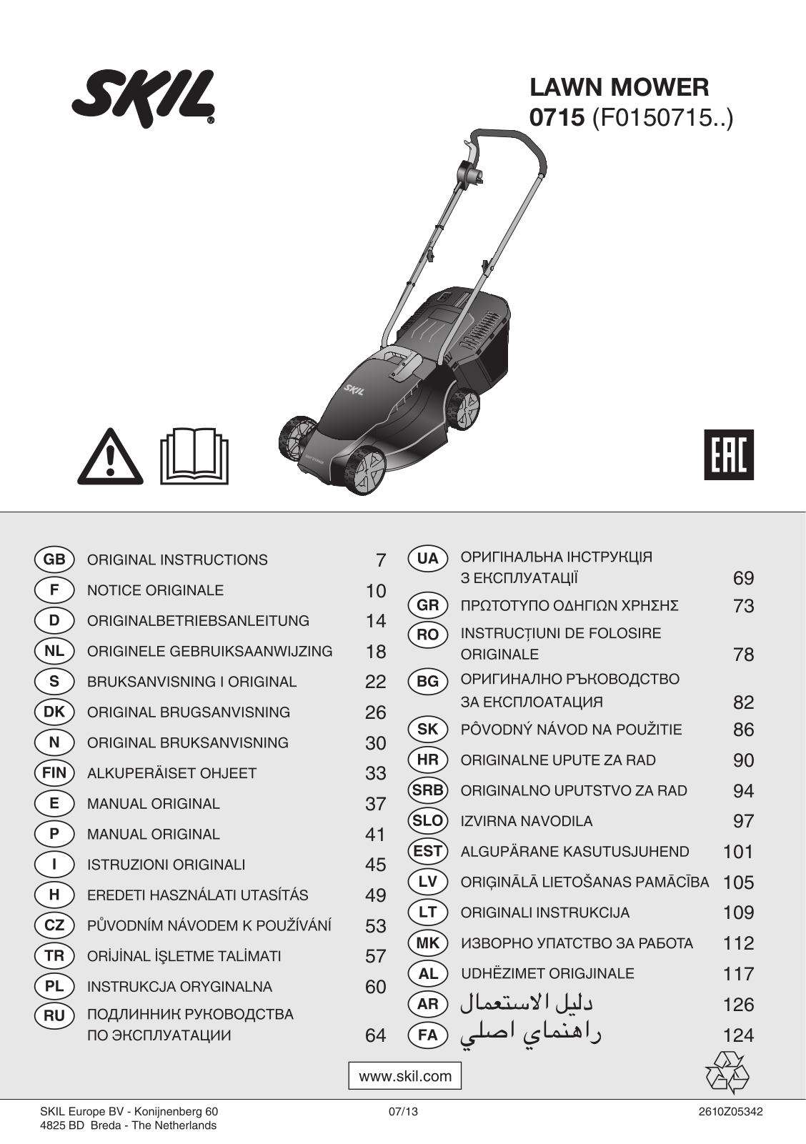 Skil 0715 RT User Manual