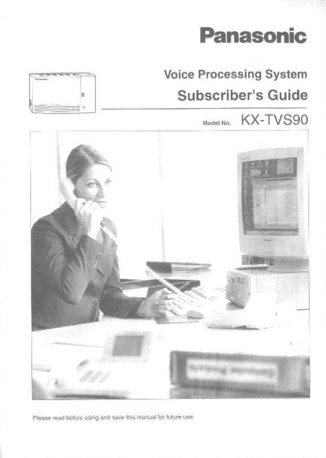 Panasonic KX-TVS90 User Manual