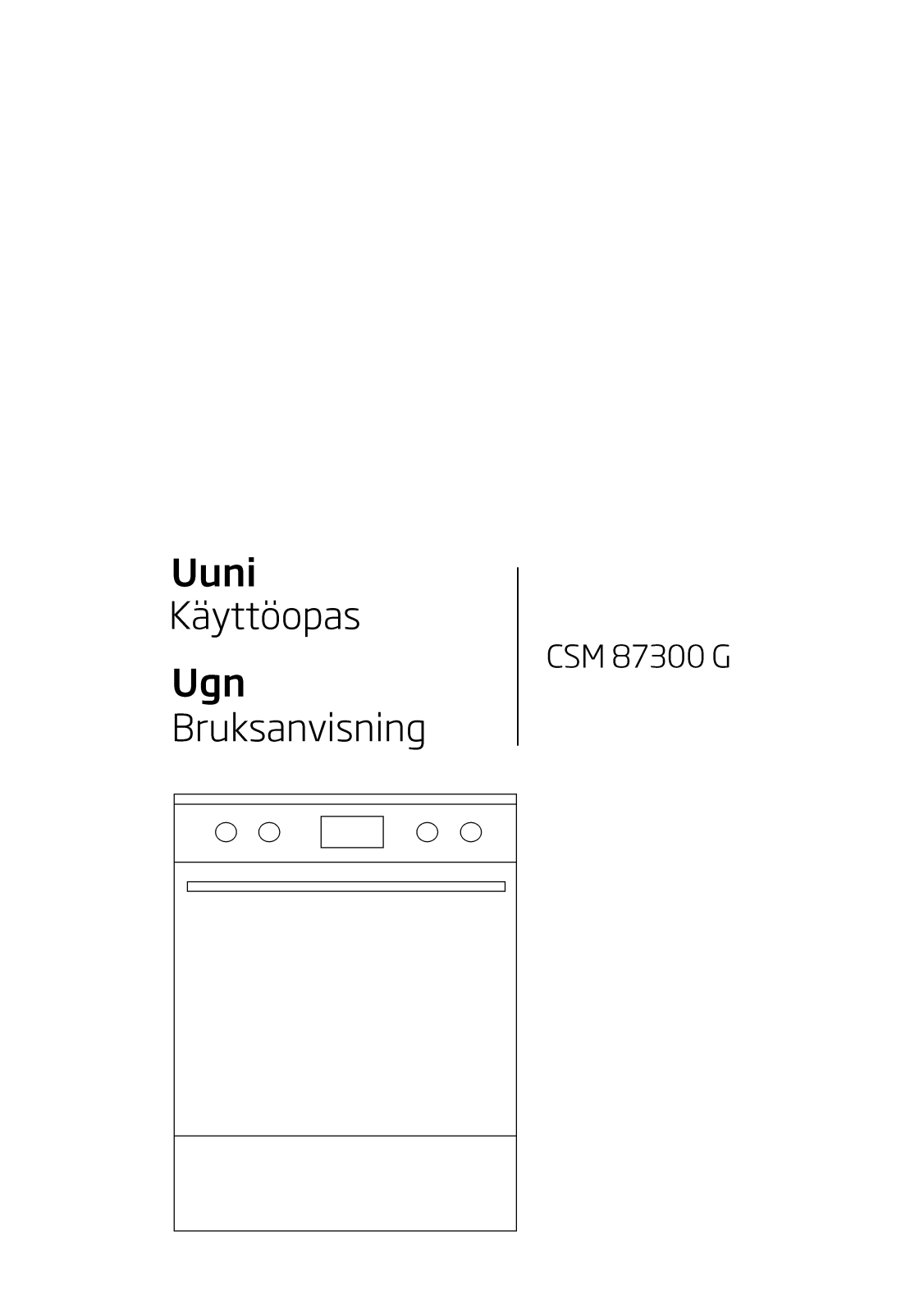 Beko CSM87300G User manual