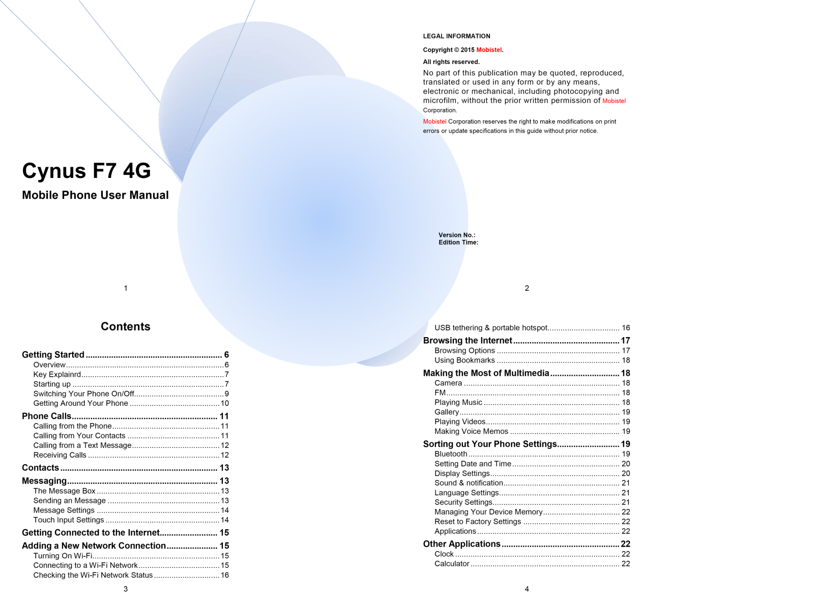 Mobistel Cynus F7 4G User Manual