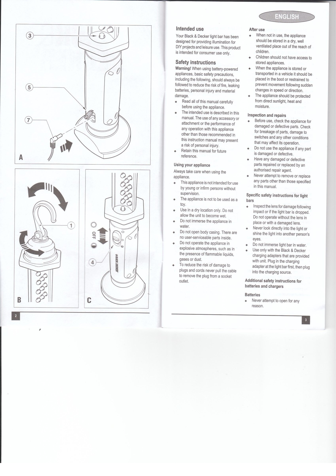 BLACK & DECKER BDBB26 User Manual