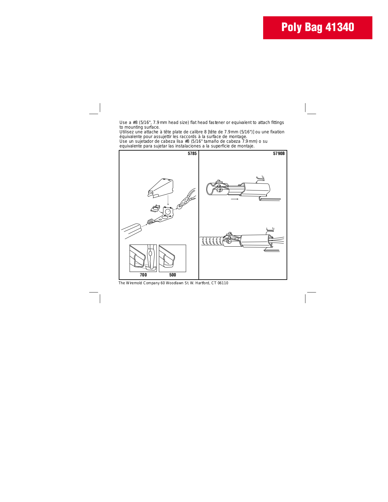 Wiremold 41340 Installation Manual - ManualMachine.com