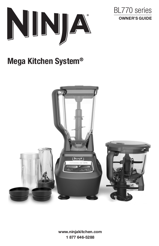 Ninja Professional Blender 1500W BL771 30 Base 1.8L Mega Pitcher