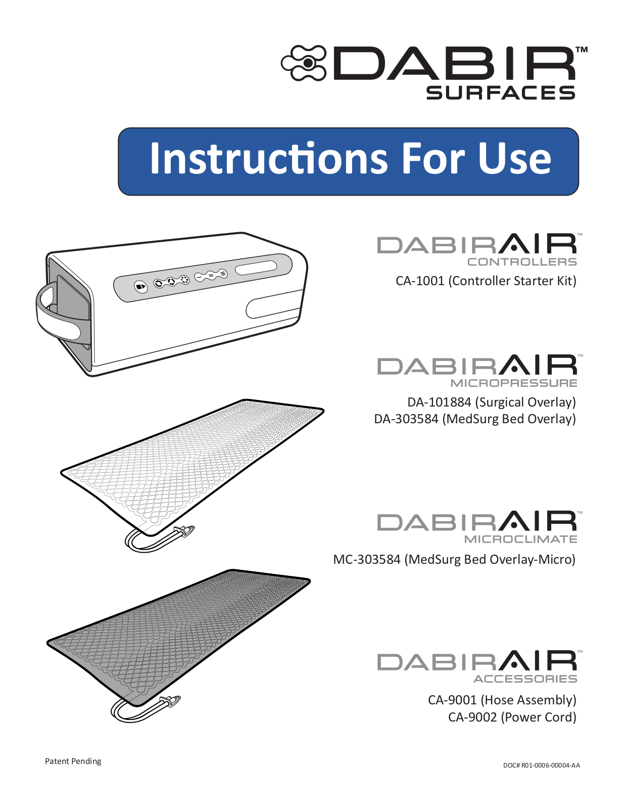 Dabir Surfaces 110024 User Manual