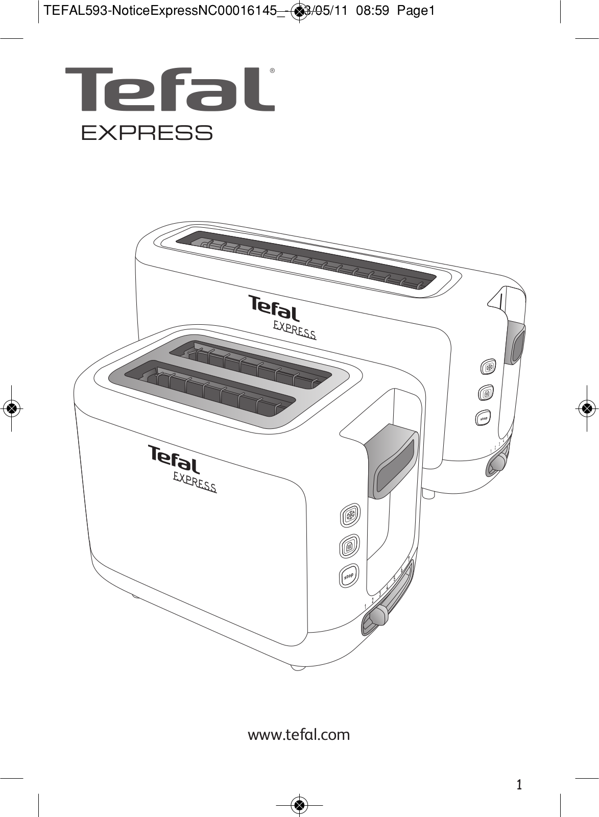 TEFAL TT360131, TT360130, TT361811, TT365027 Instruction Manual