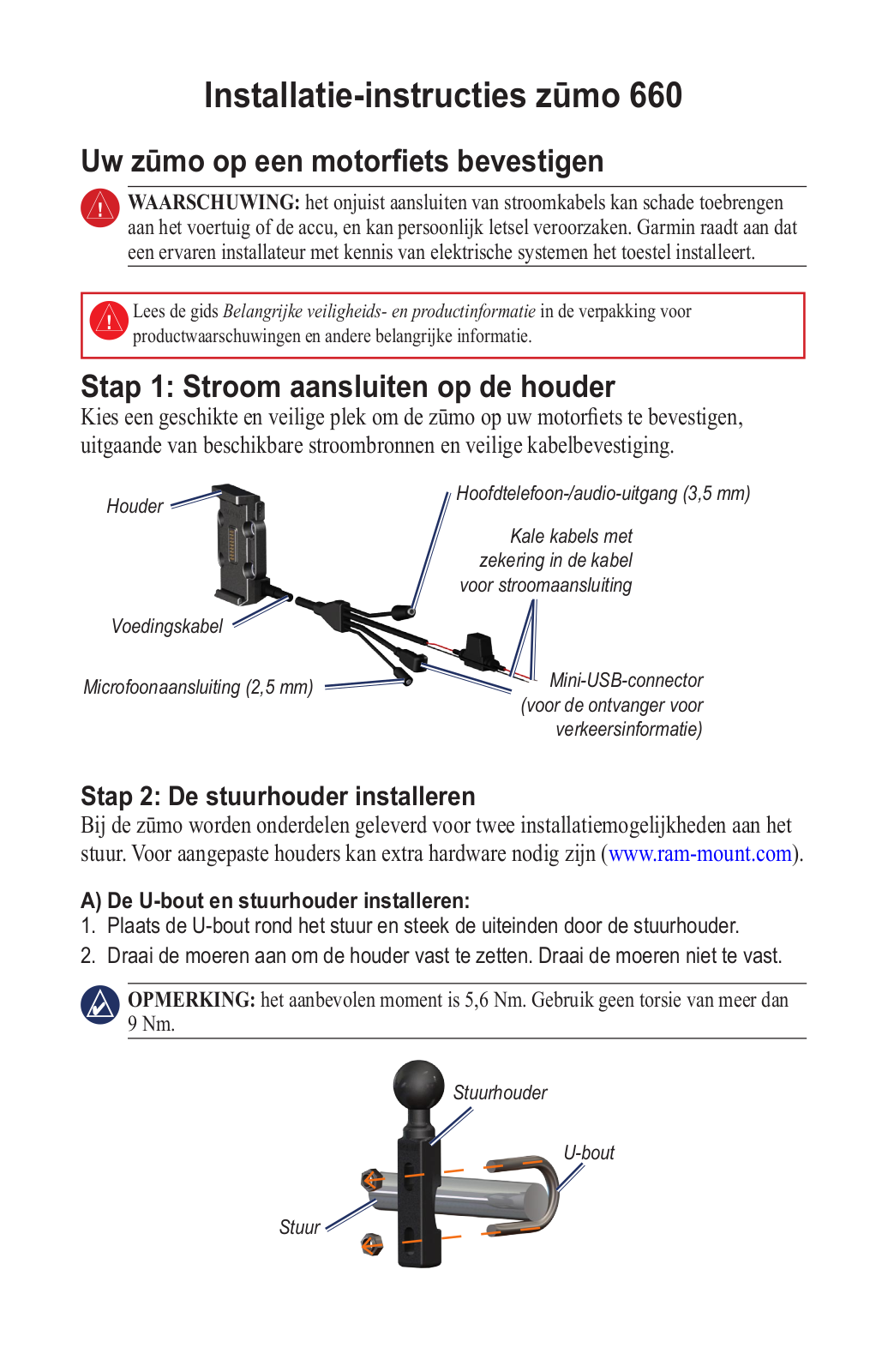 Garmin ZUMO 660 User Manual