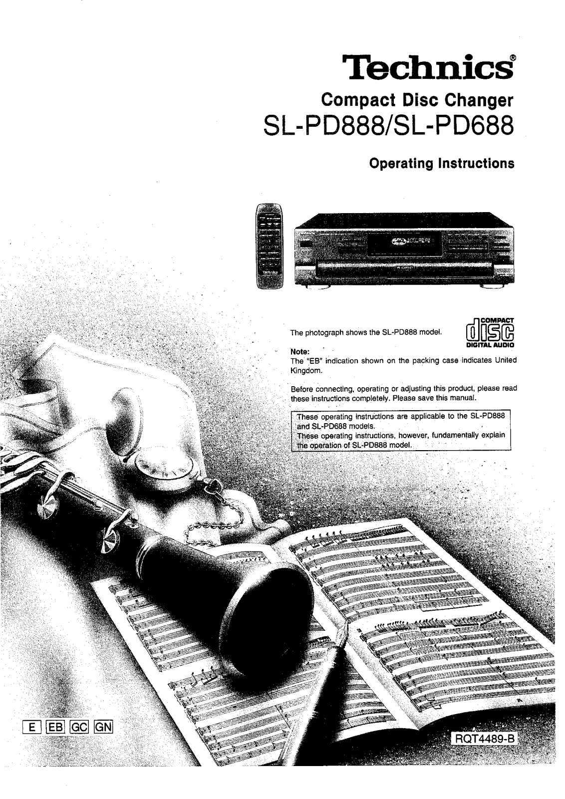 Technics SL-PD888 User Manual