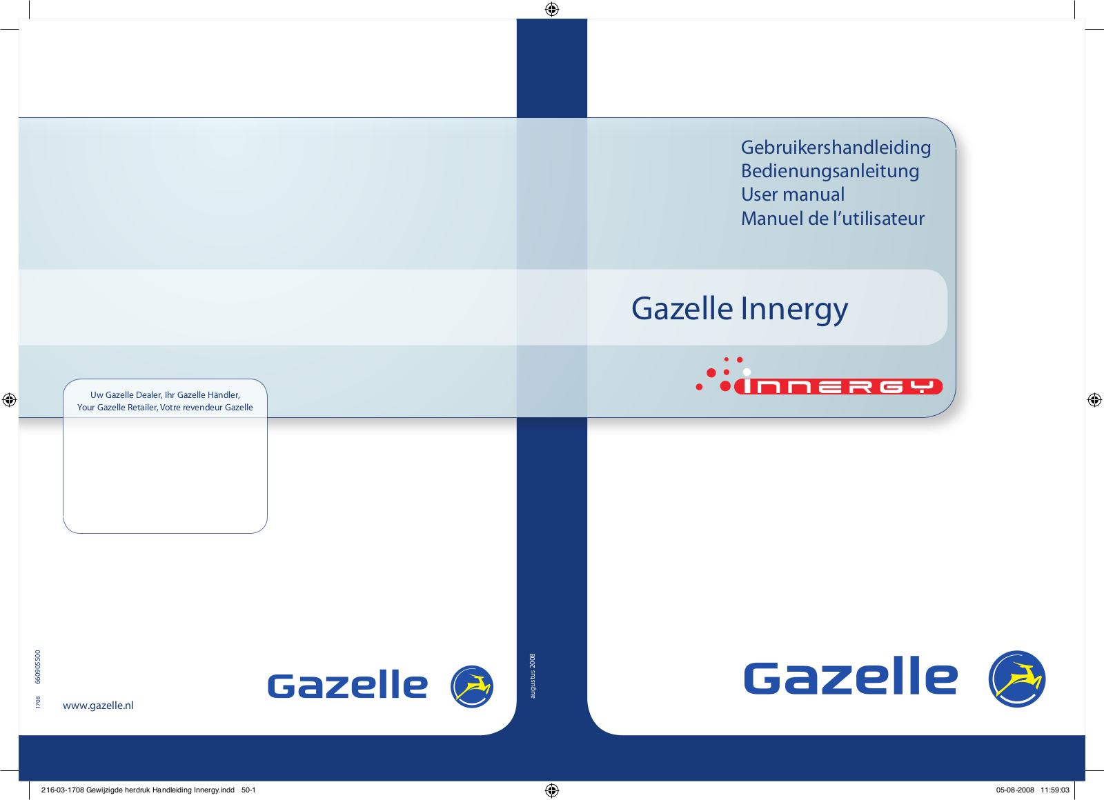 Gazelle Innergy User Manual