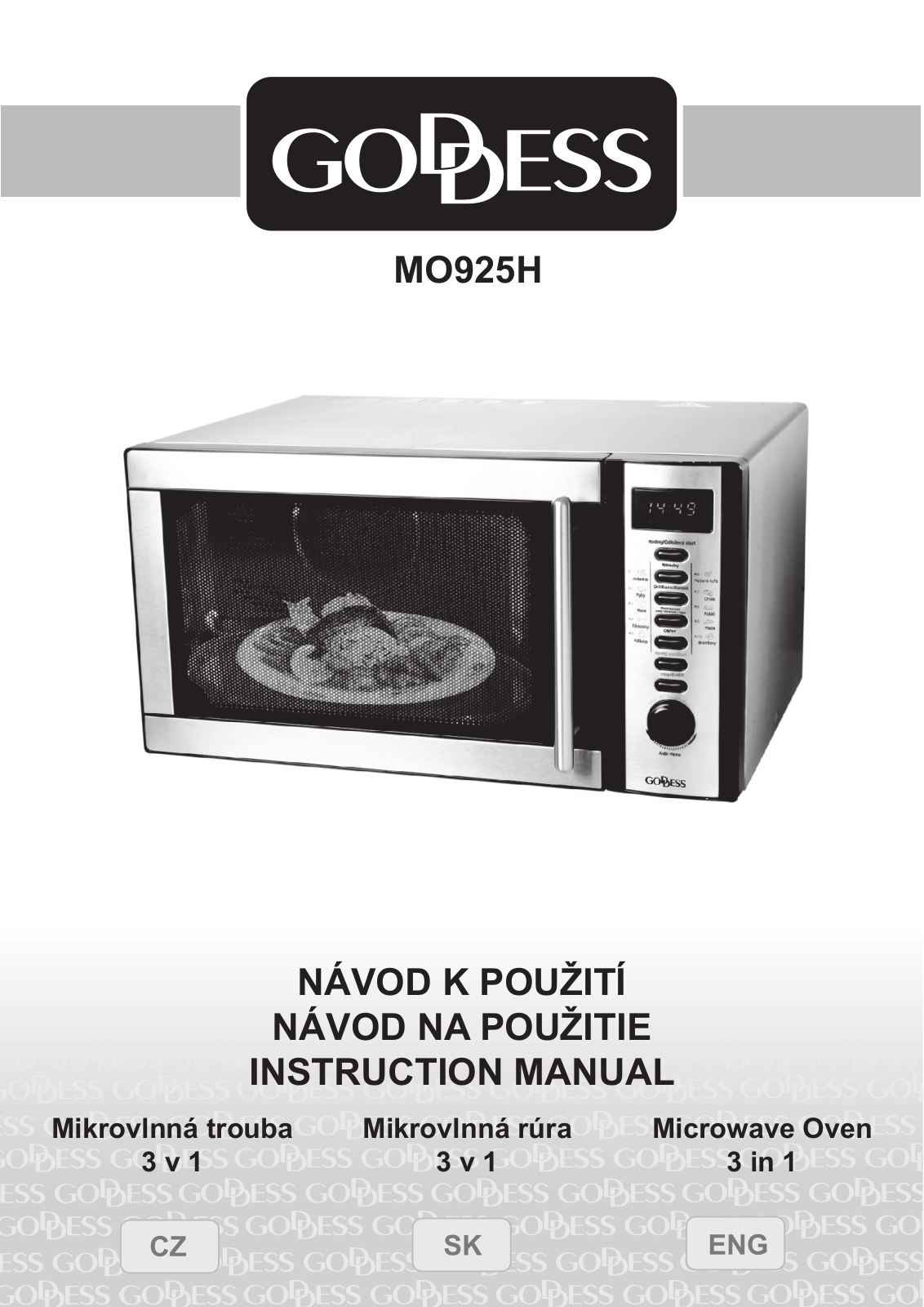 Goddess MO 925 H User Manual