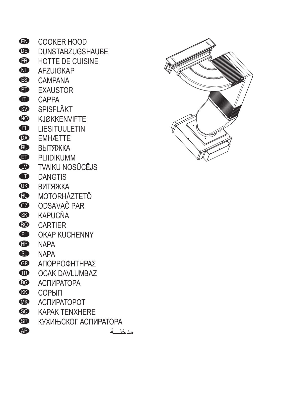 Faber HOO-B BK/A A52 User Manual