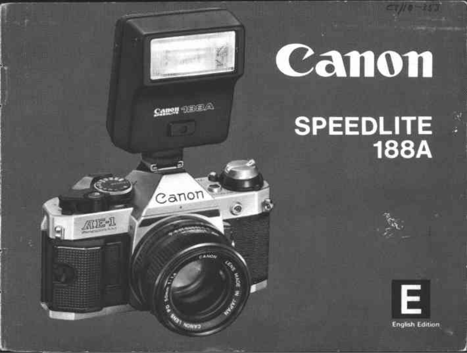 Canon 188A User Manual
