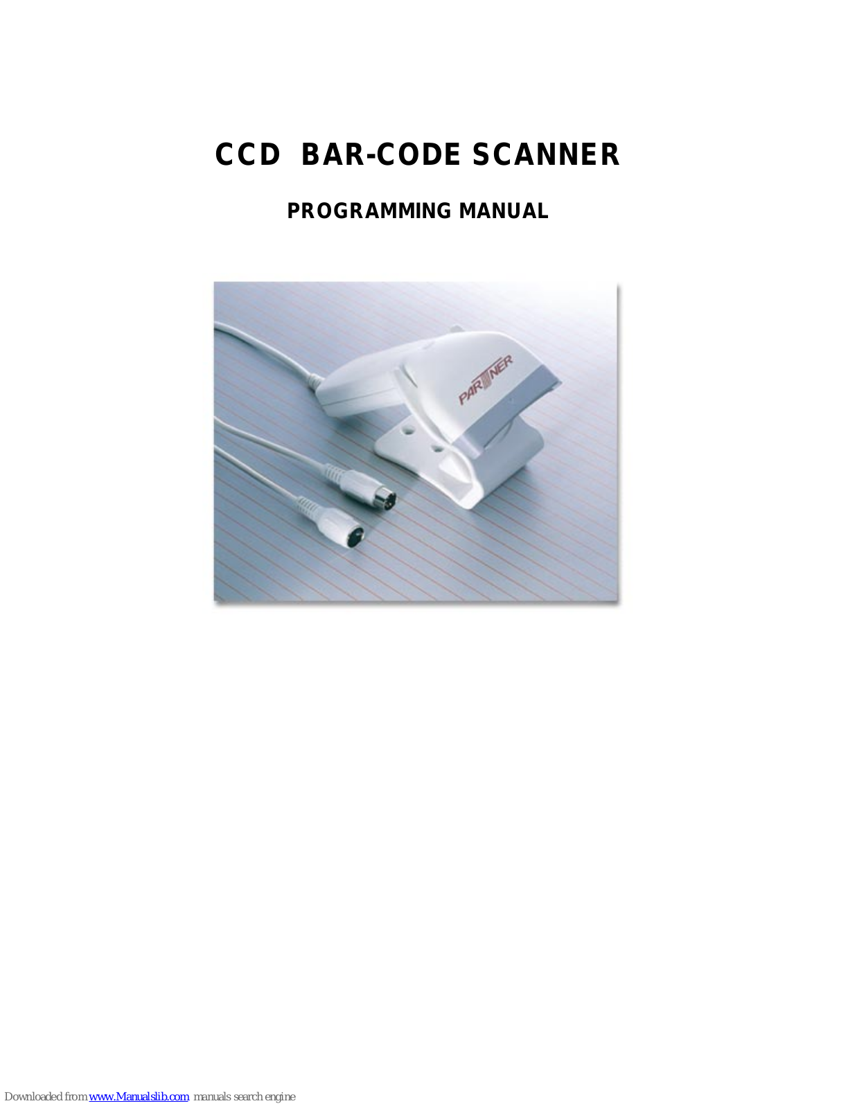 Partner SD-730N Programming Manual