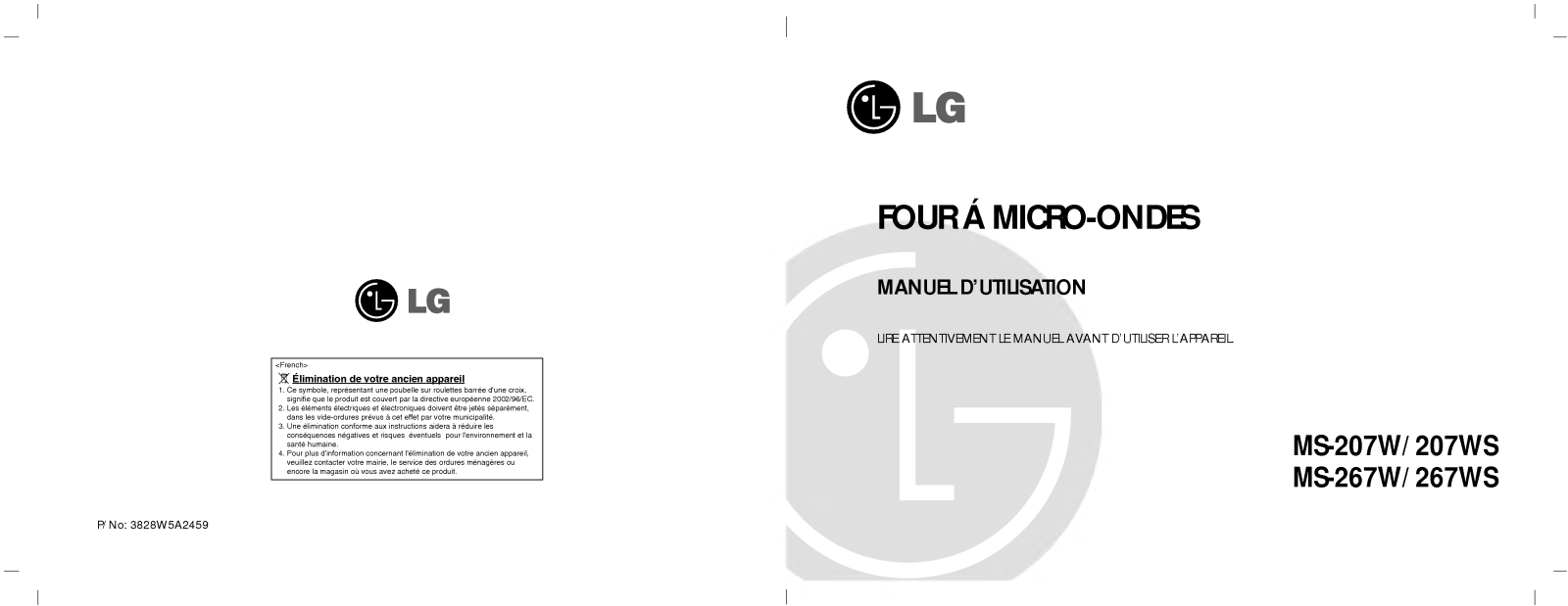 LG MS 207 User Manual