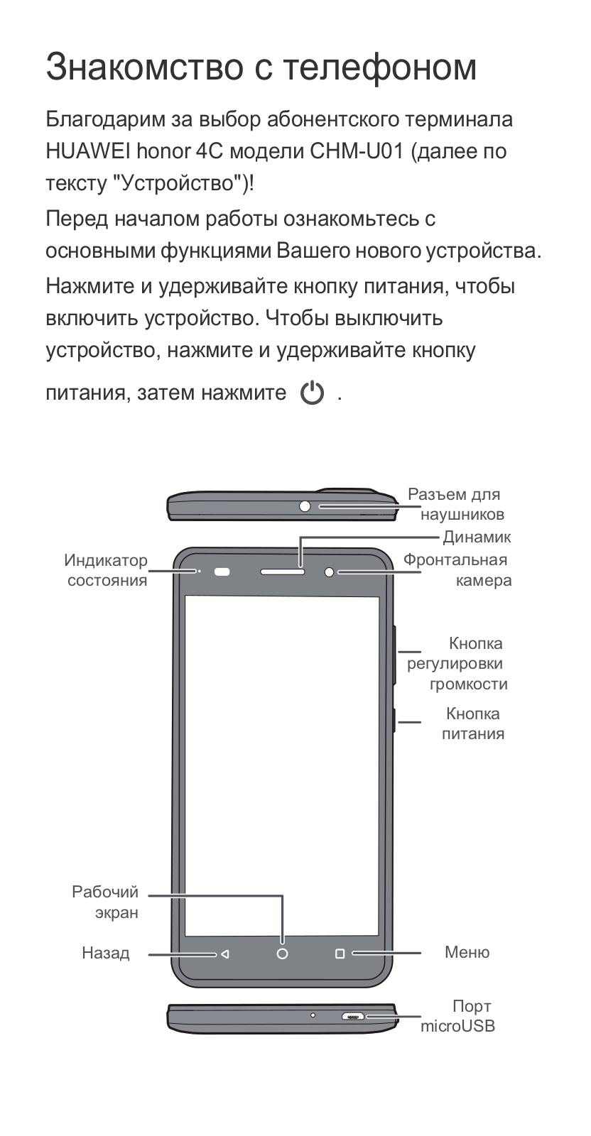 Huawei СНМ-U01 User Manual