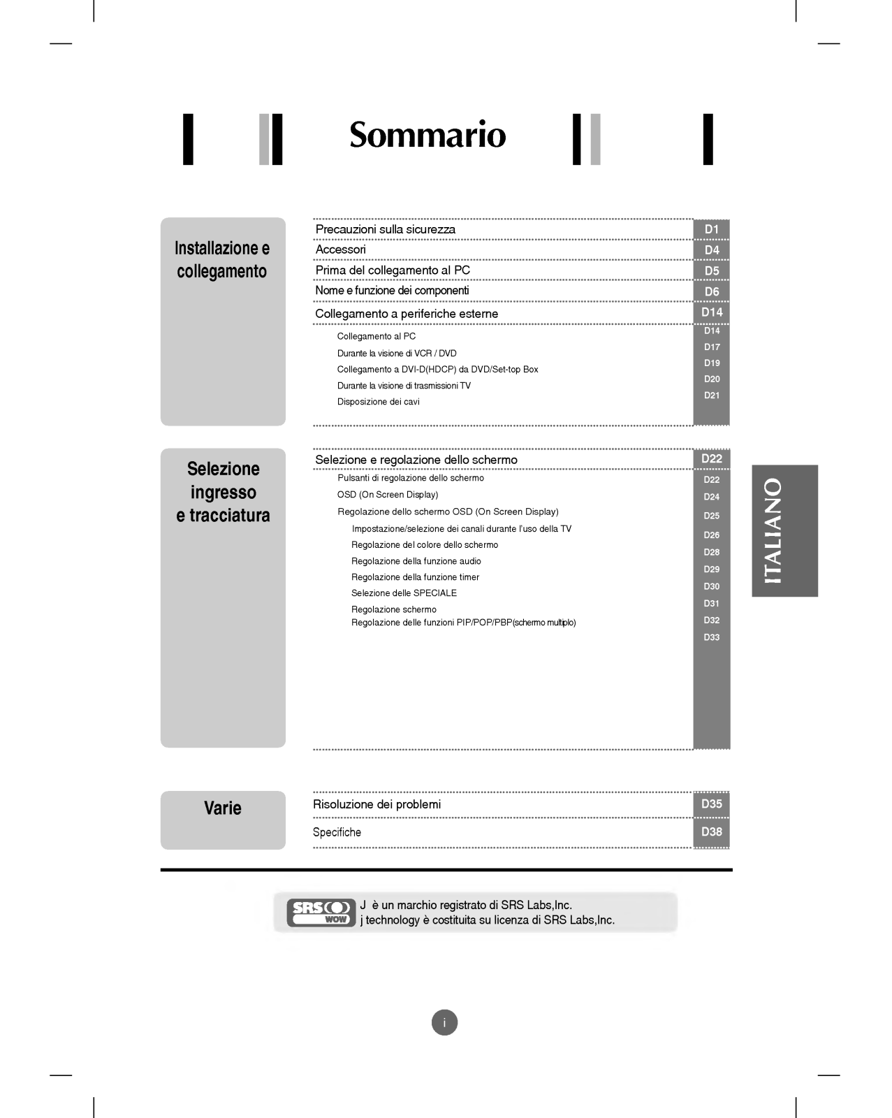 Lg M1740A-RZ, M1940A User Manual