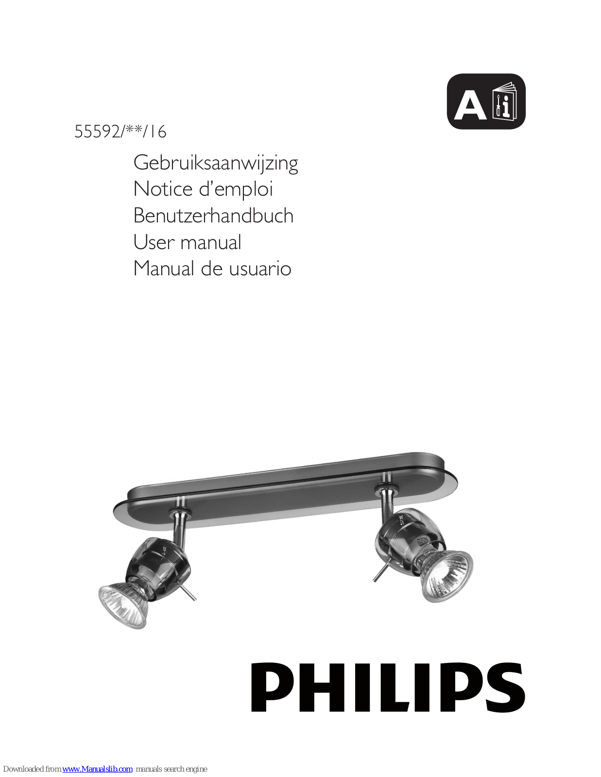 Philips 55592-30-16, 55592-67-16, 55592/**/16 User Manual - ManualMachine.com