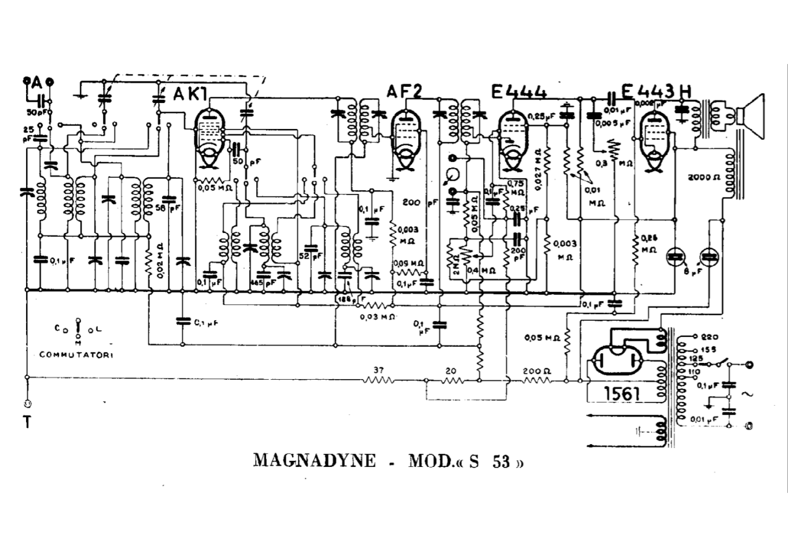 Magnadyne s53 schematic