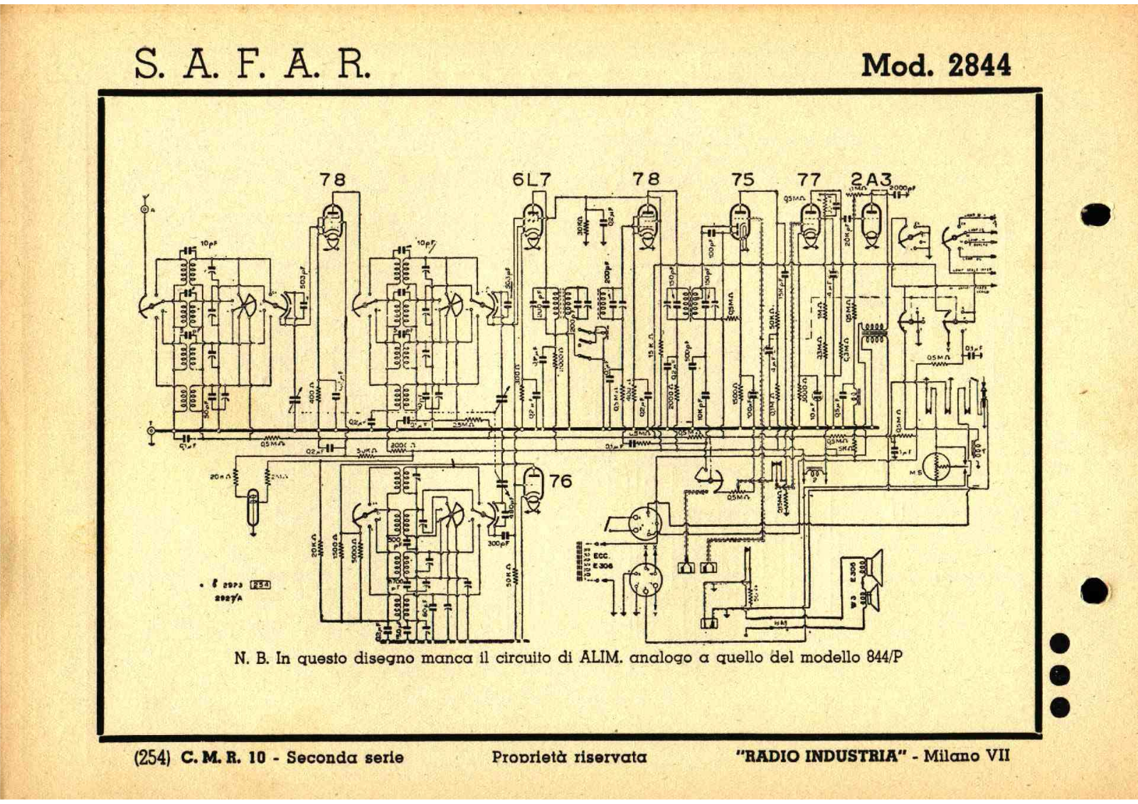 Safar 2844 schematic