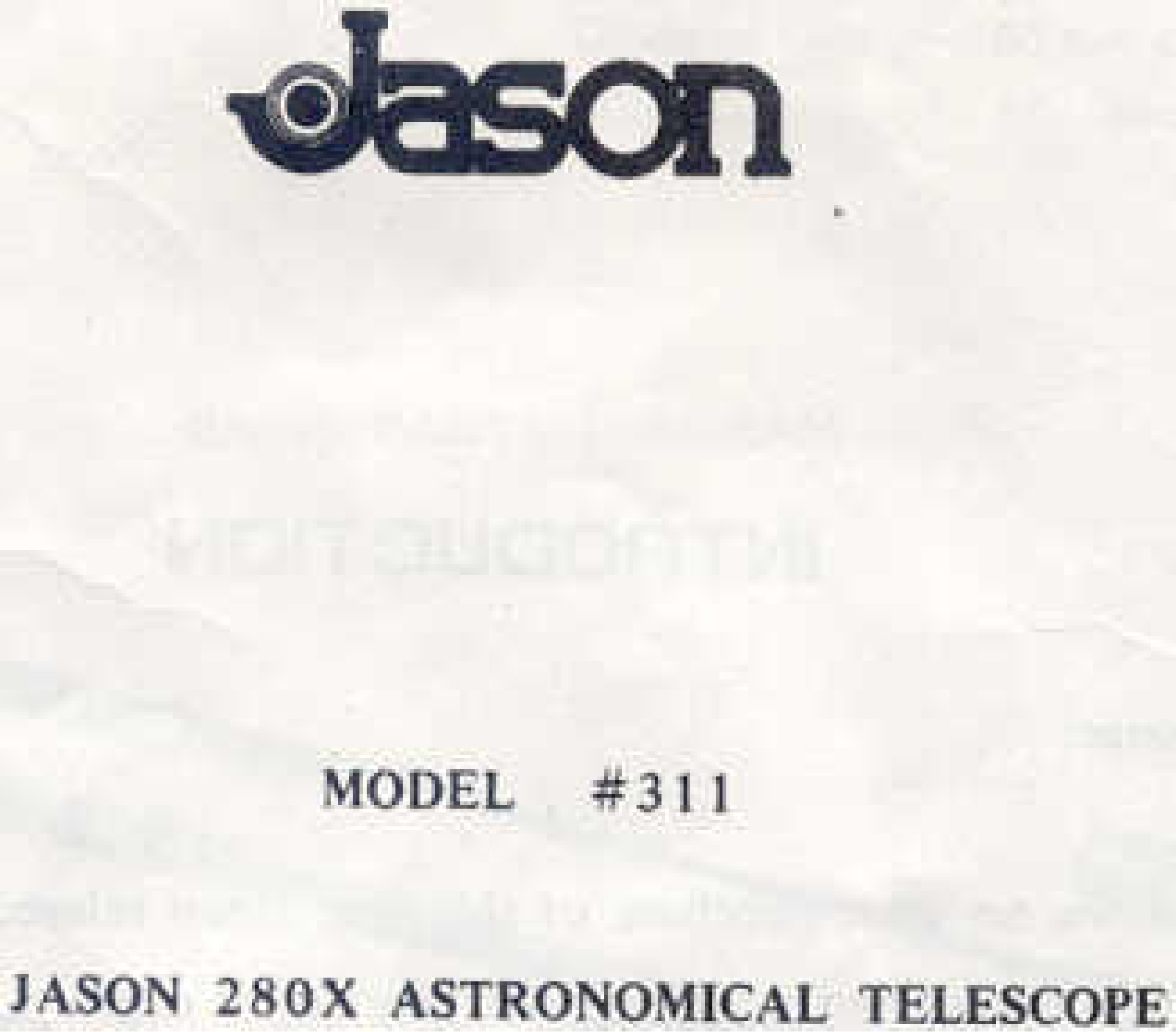 Jason 311 User Manual