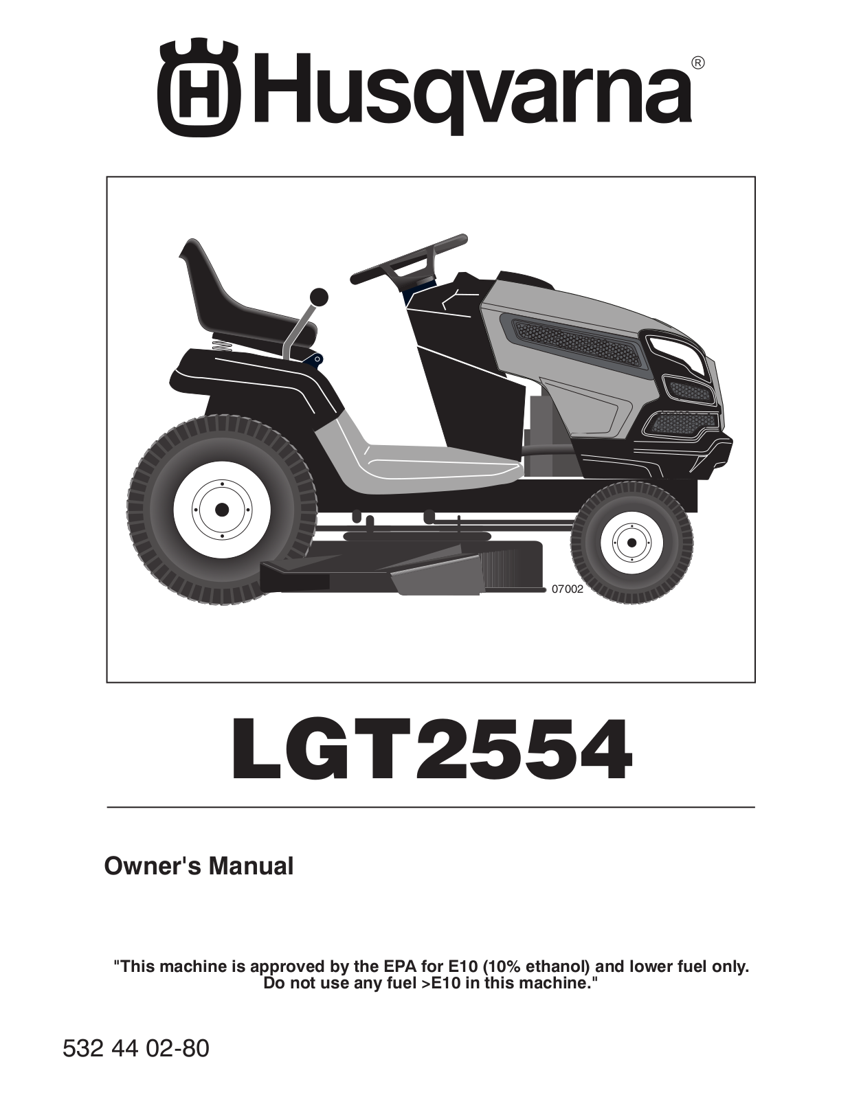 Husqvarna 7002, 532 44 02-80 User Manual