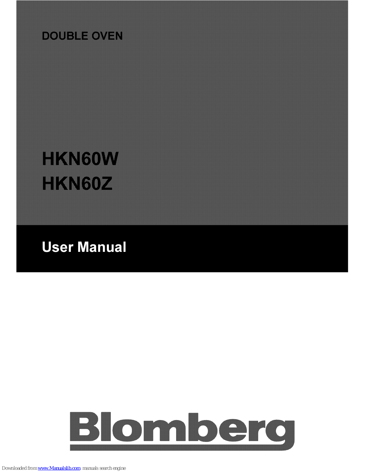 Blomberg HKN60W, HKN60Z User Manual