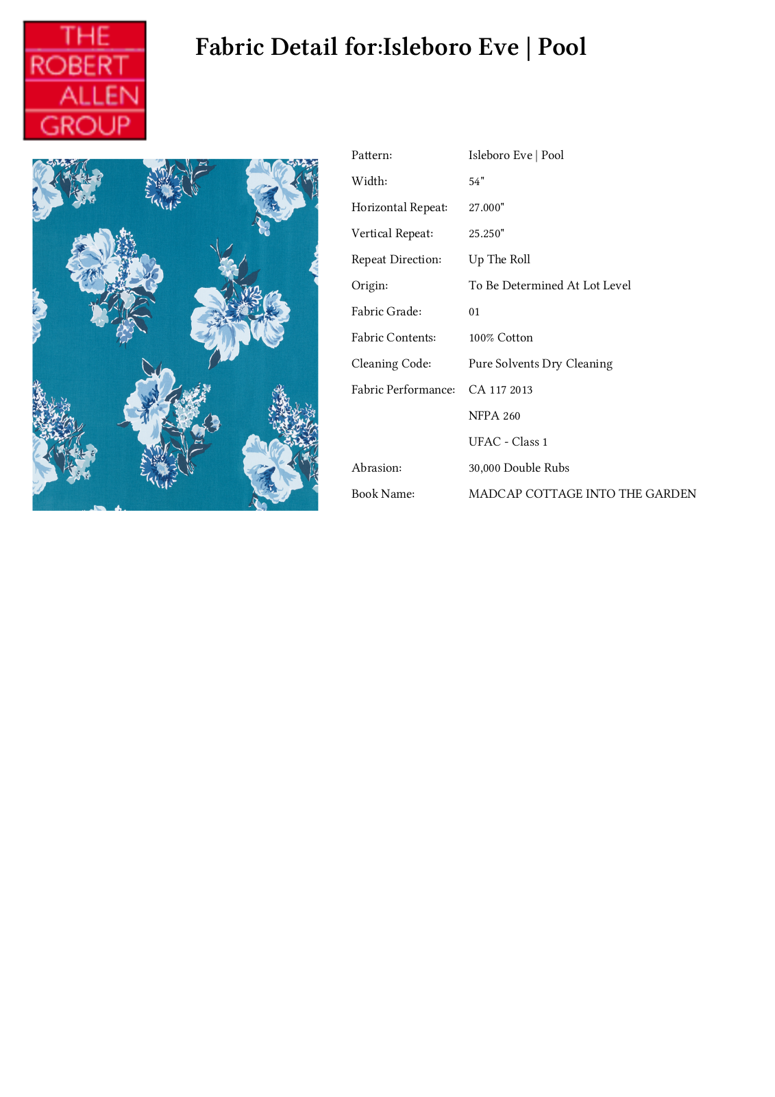 Robert Allen RALF1408 Specifications - ManualMachine.com