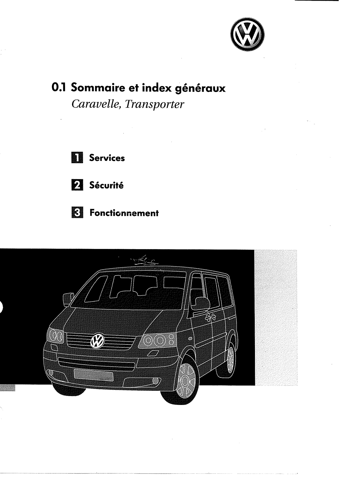 VOLKSWAGEN Multivan User Manual