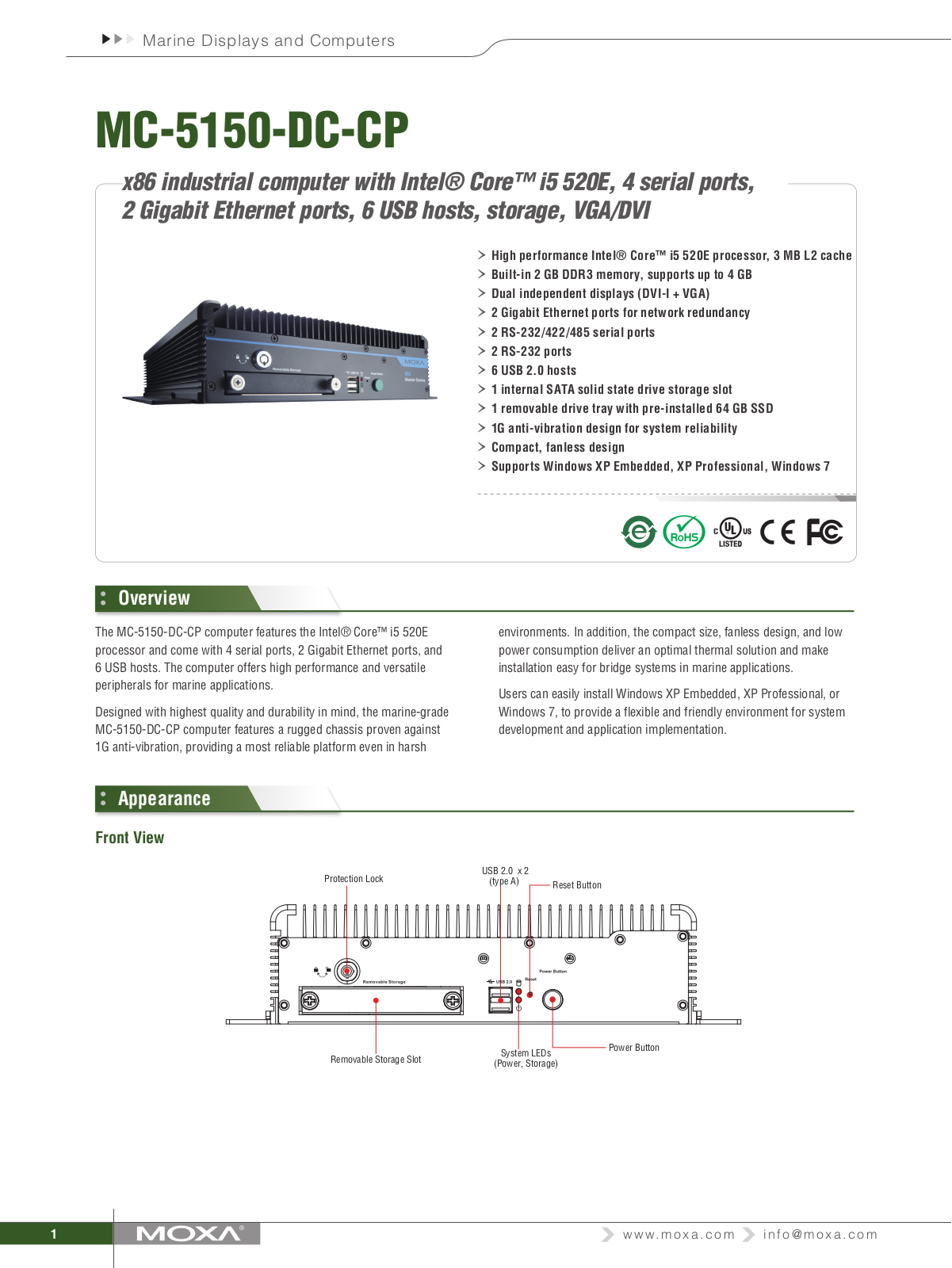 Impulse MC-5150-DC-CP User Manual